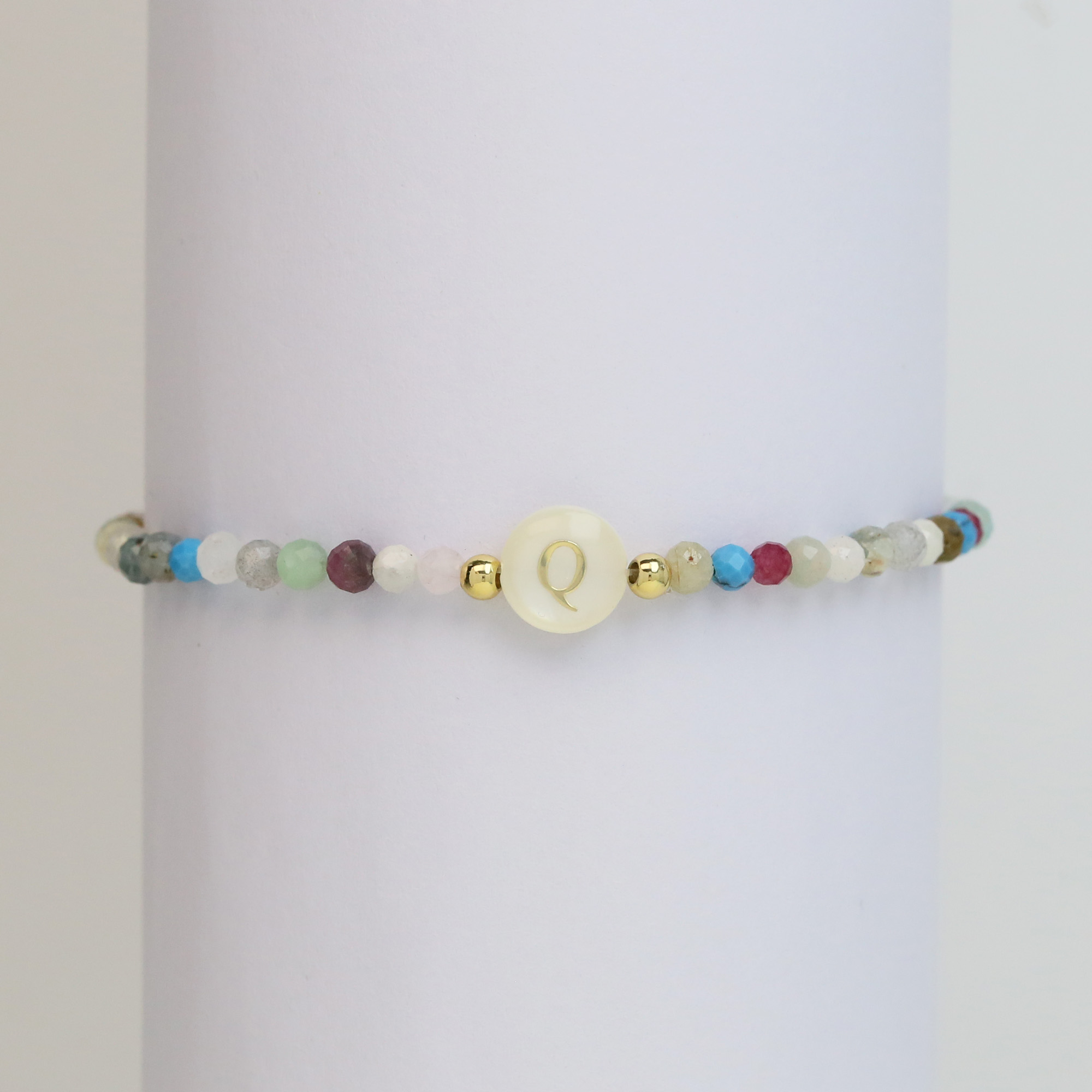 Crystal Initial Bracelets