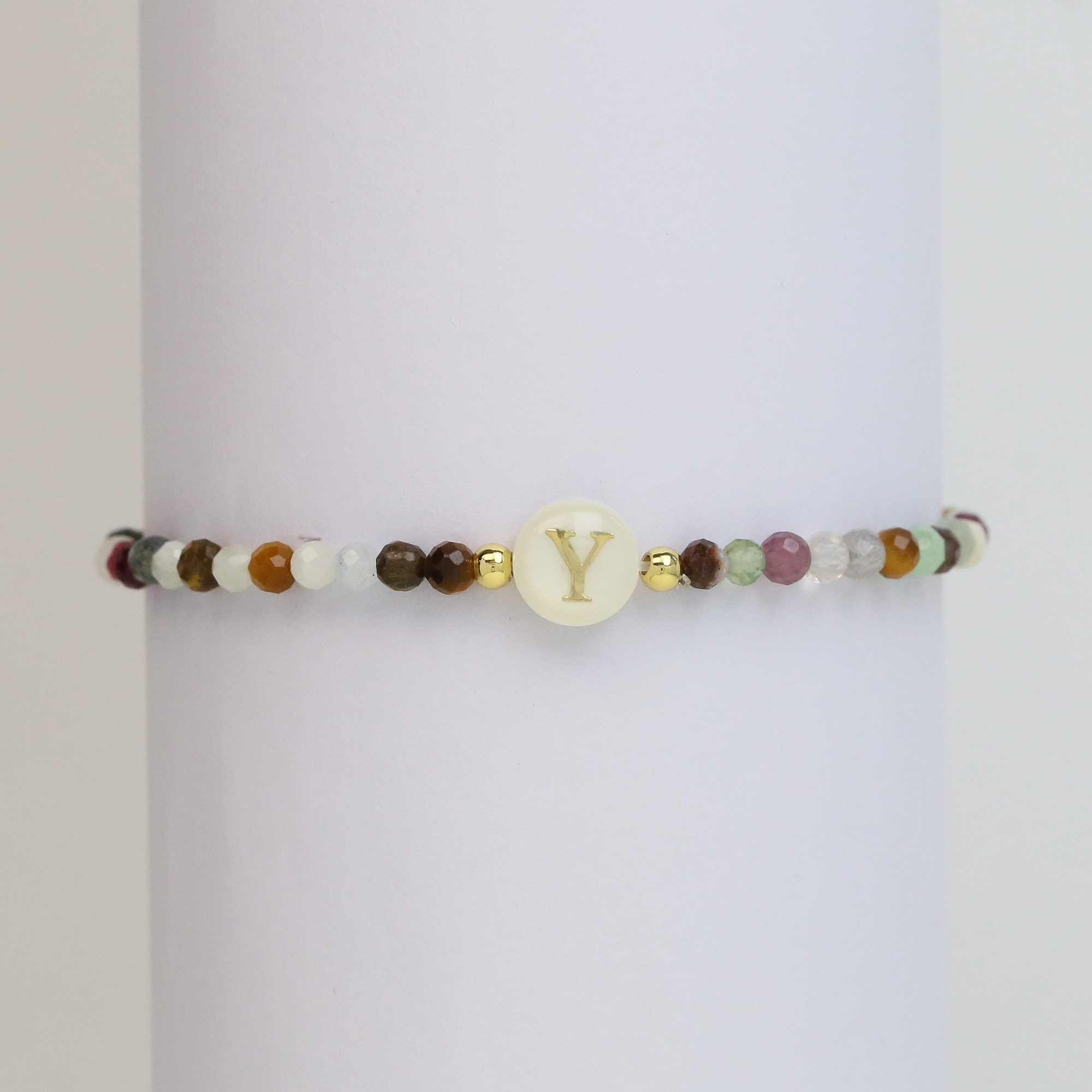 Crystal Initial Bracelets