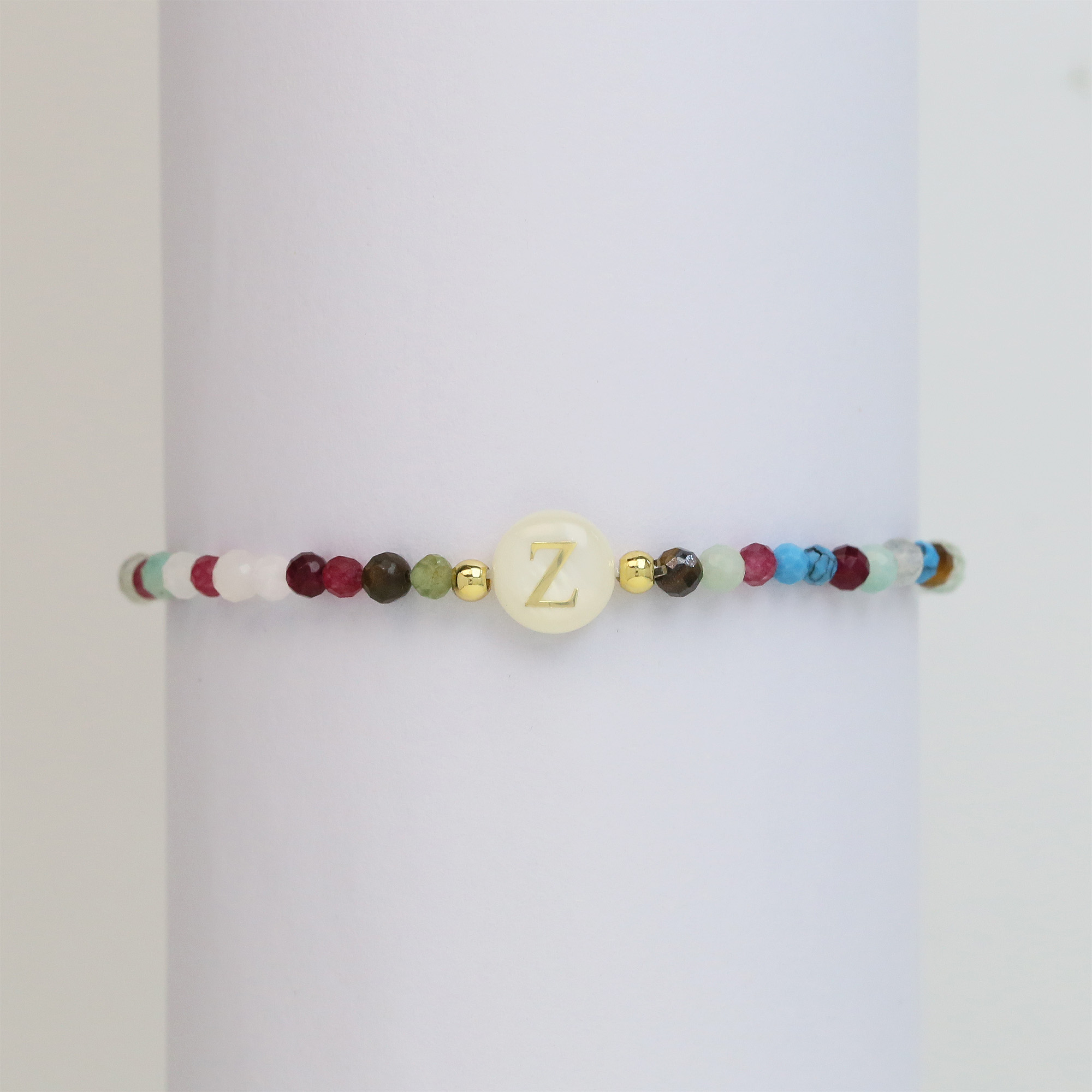 Crystal Initial Bracelets