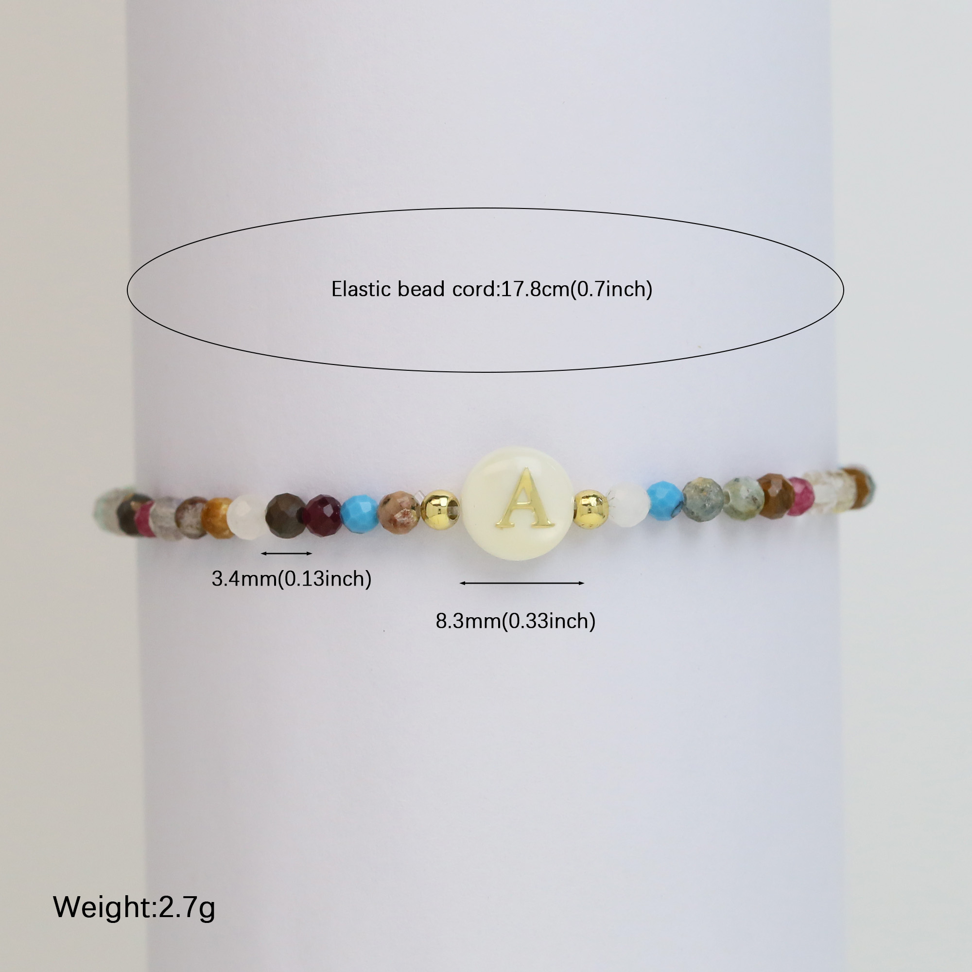 Crystal Initial Bracelets