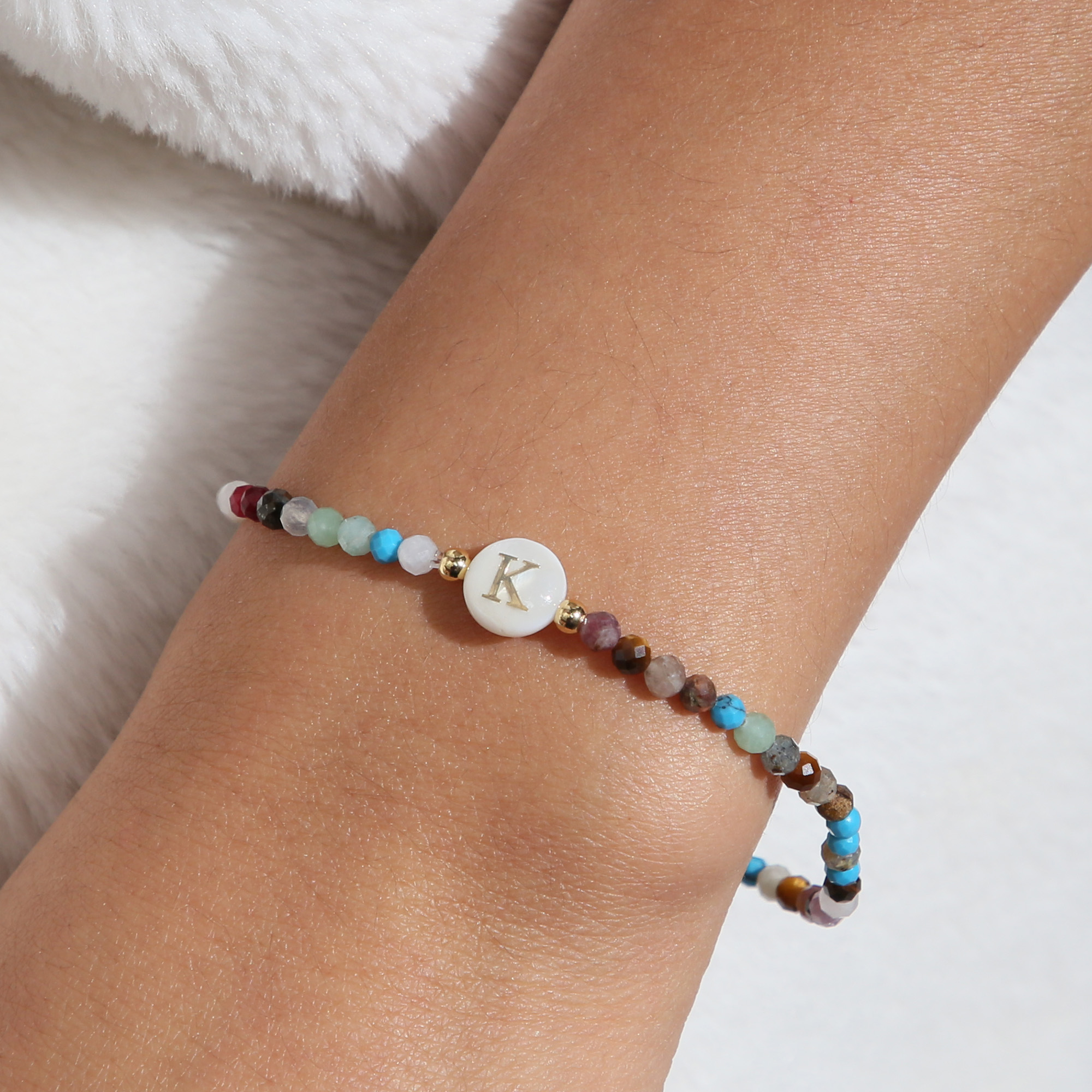 Crystal Initial Bracelets