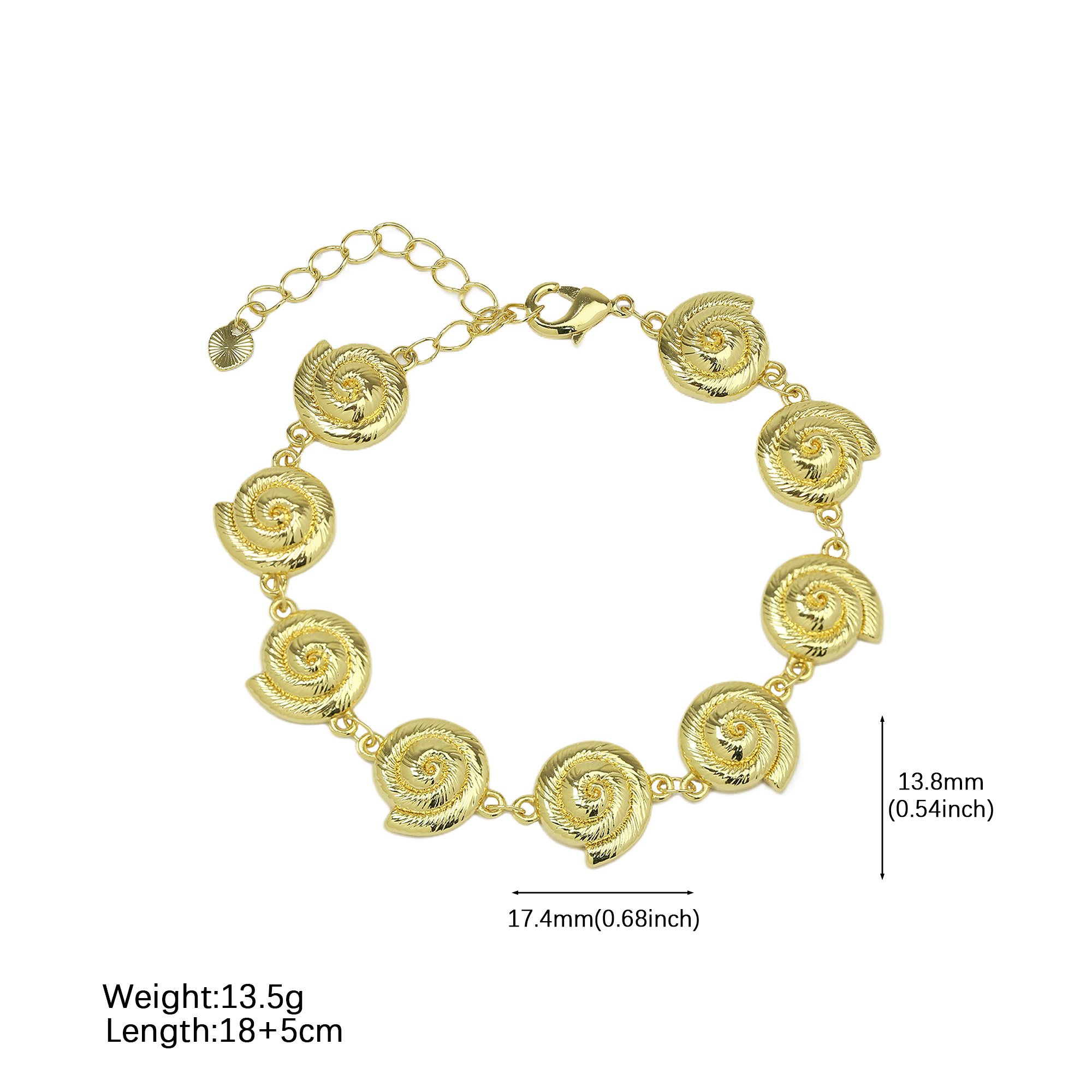 Threaded Conch Bracelets