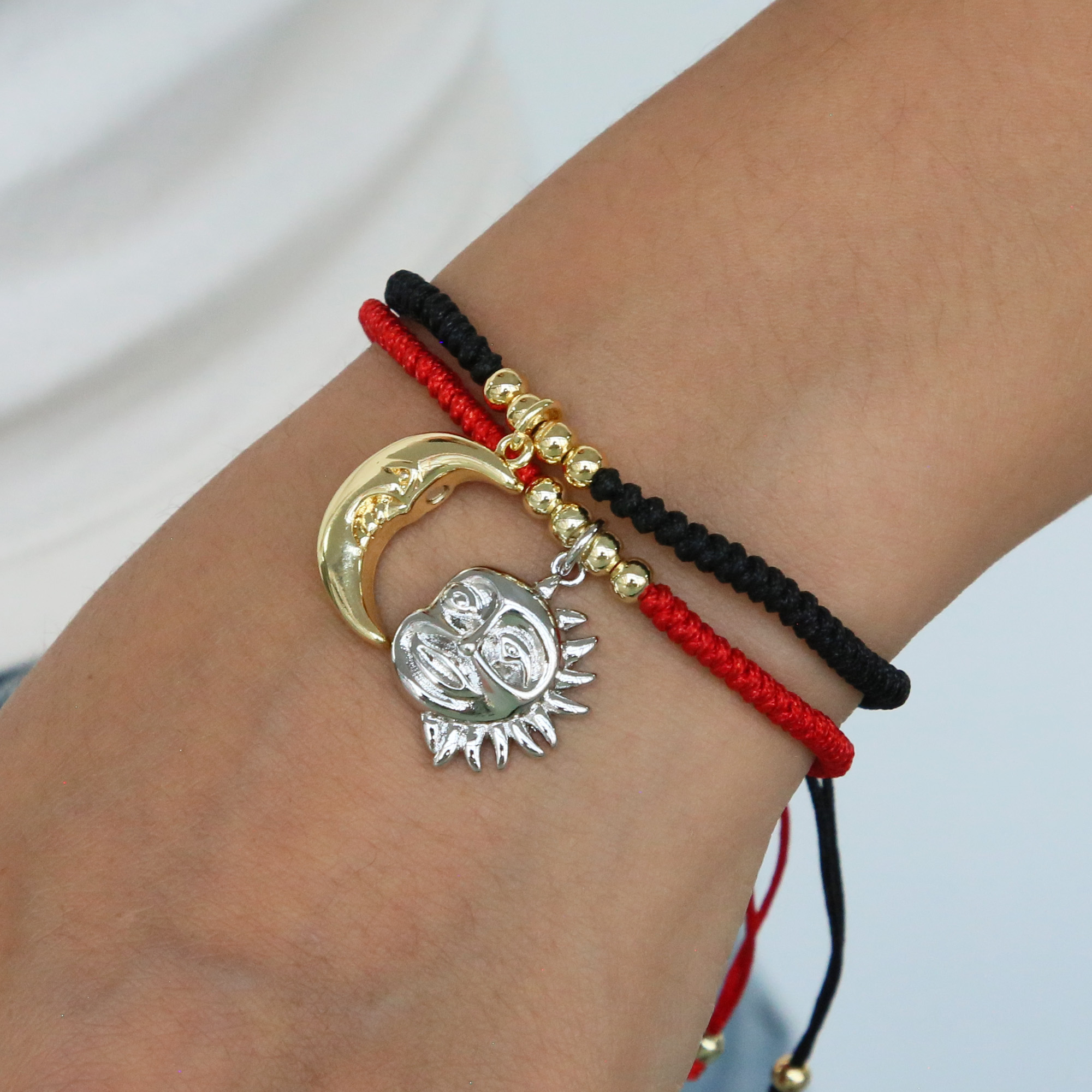 Sun Moon Rope Bracelets