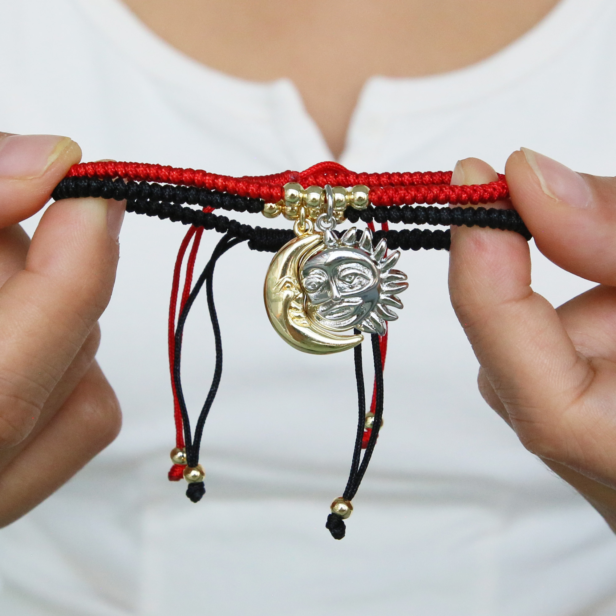 Sun Moon Rope Bracelets