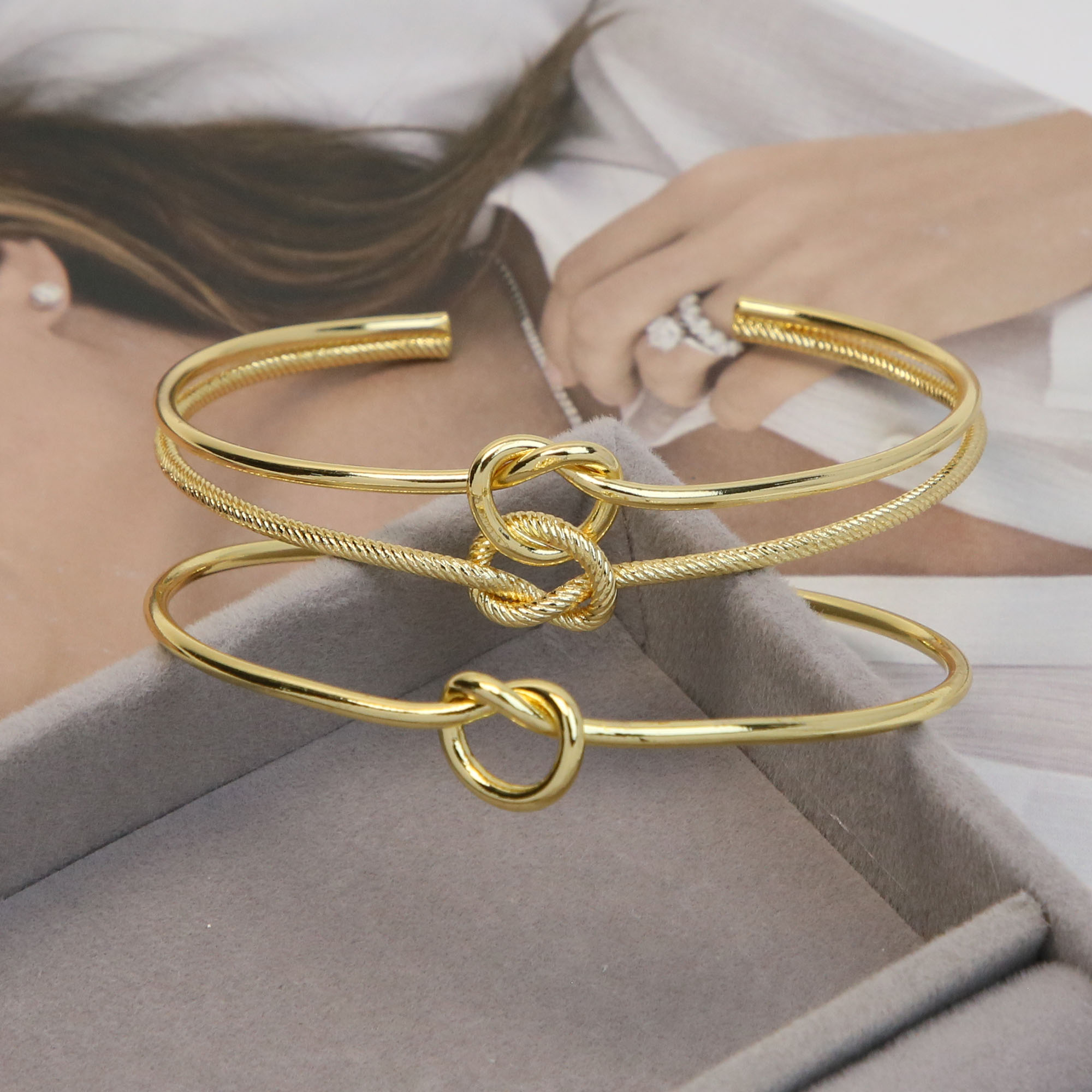 Geometric Cord Bangles