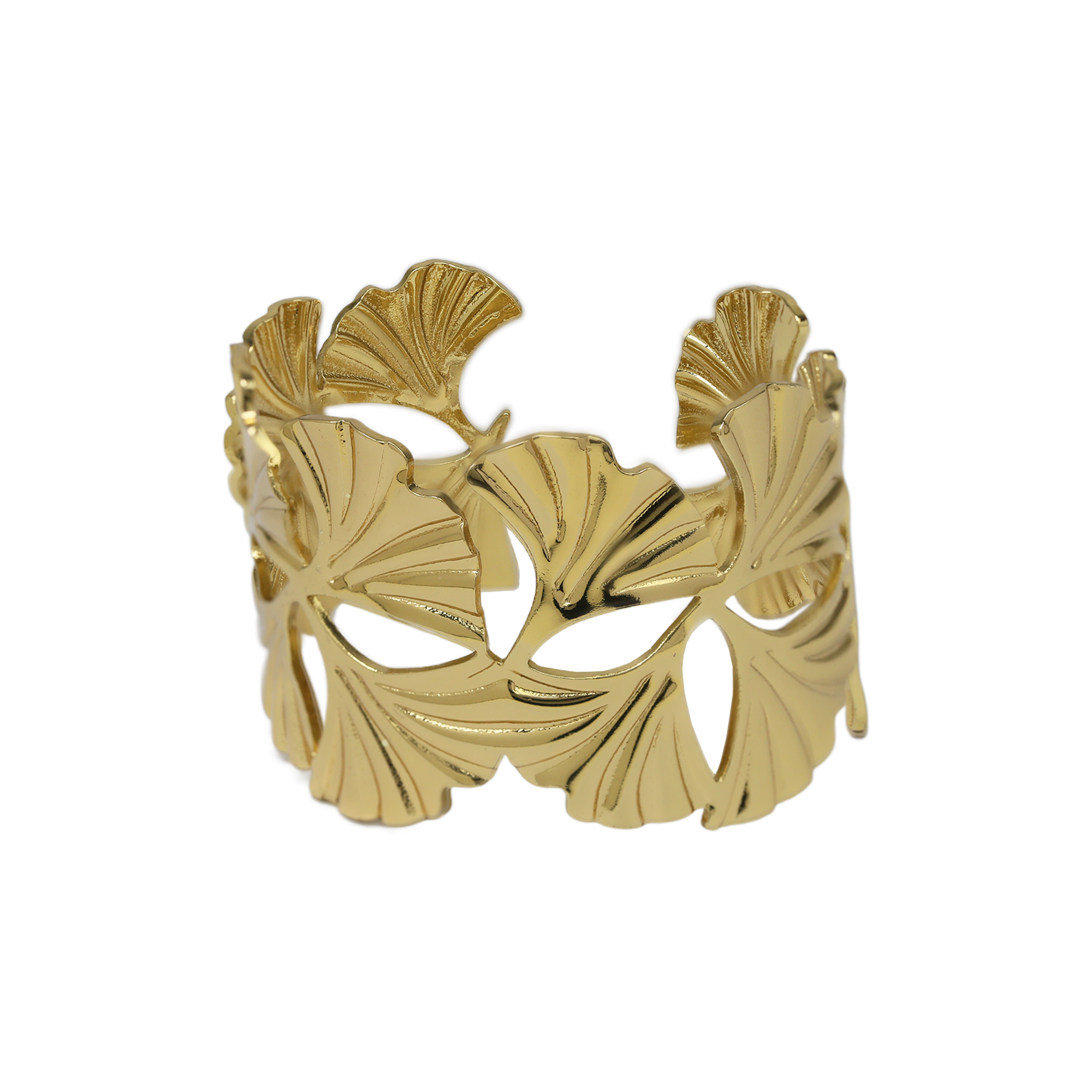 Stainless Steel Gold Plated Bangle
