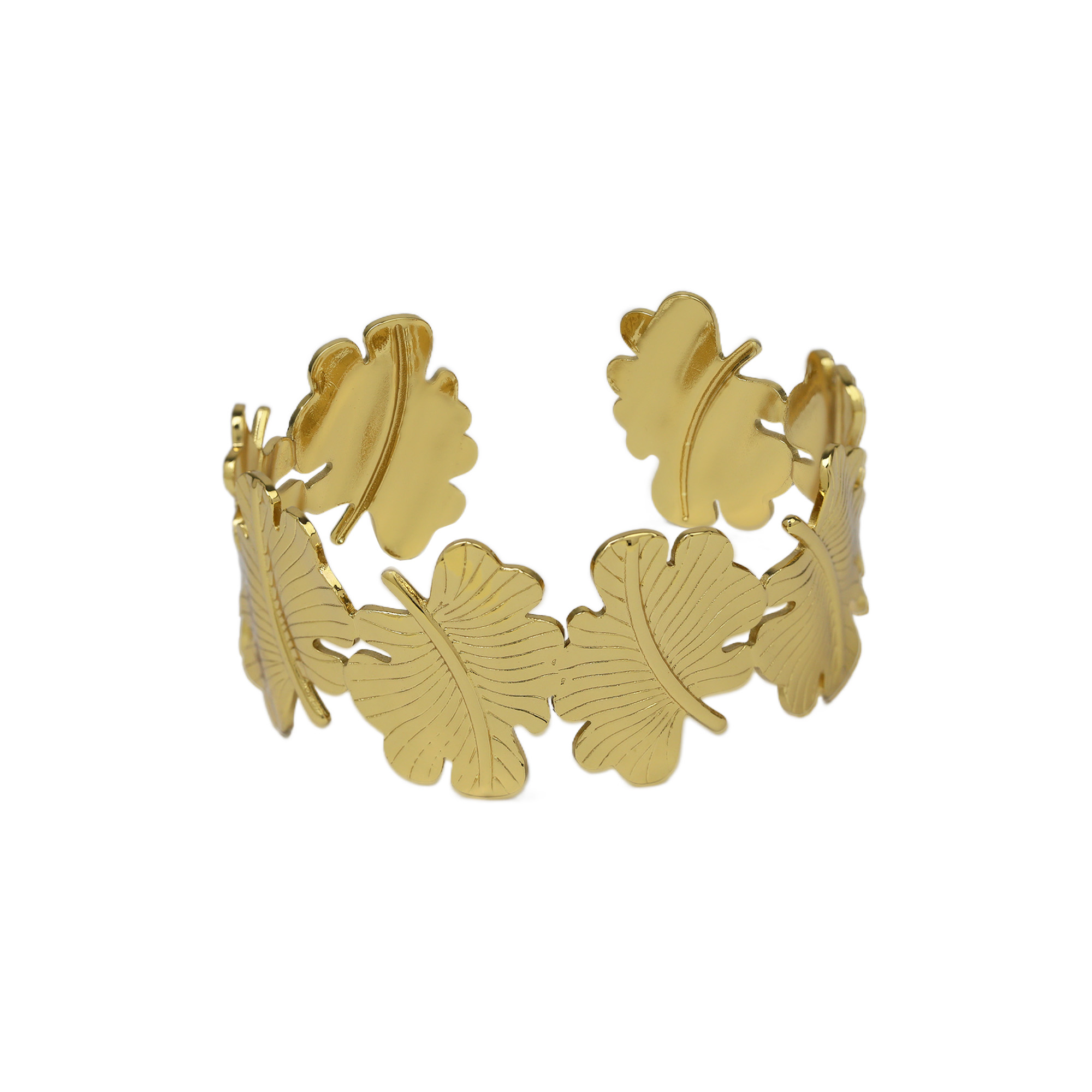 Stainless Steel Gold Plated Bangle
