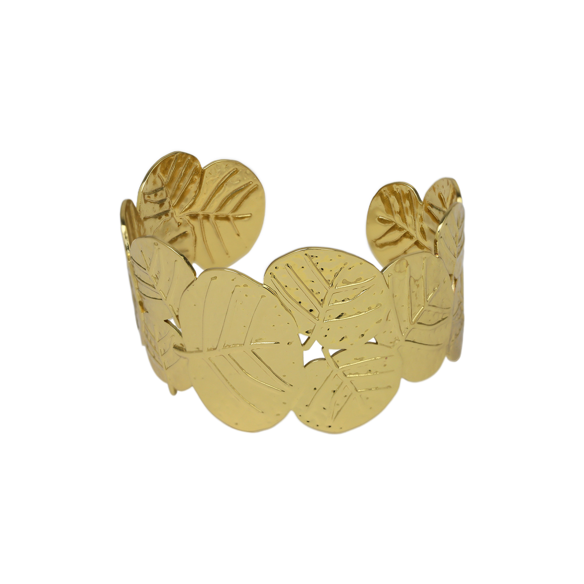 Stainless Steel Gold Plated Bangle