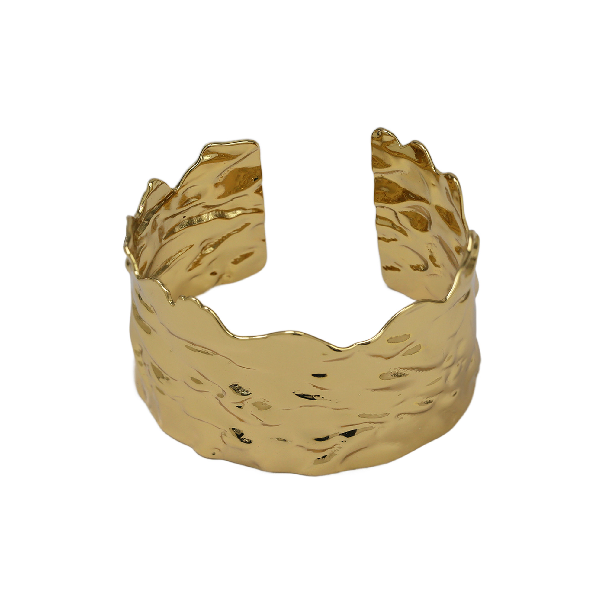 Stainless Steel Gold Plated Bangle