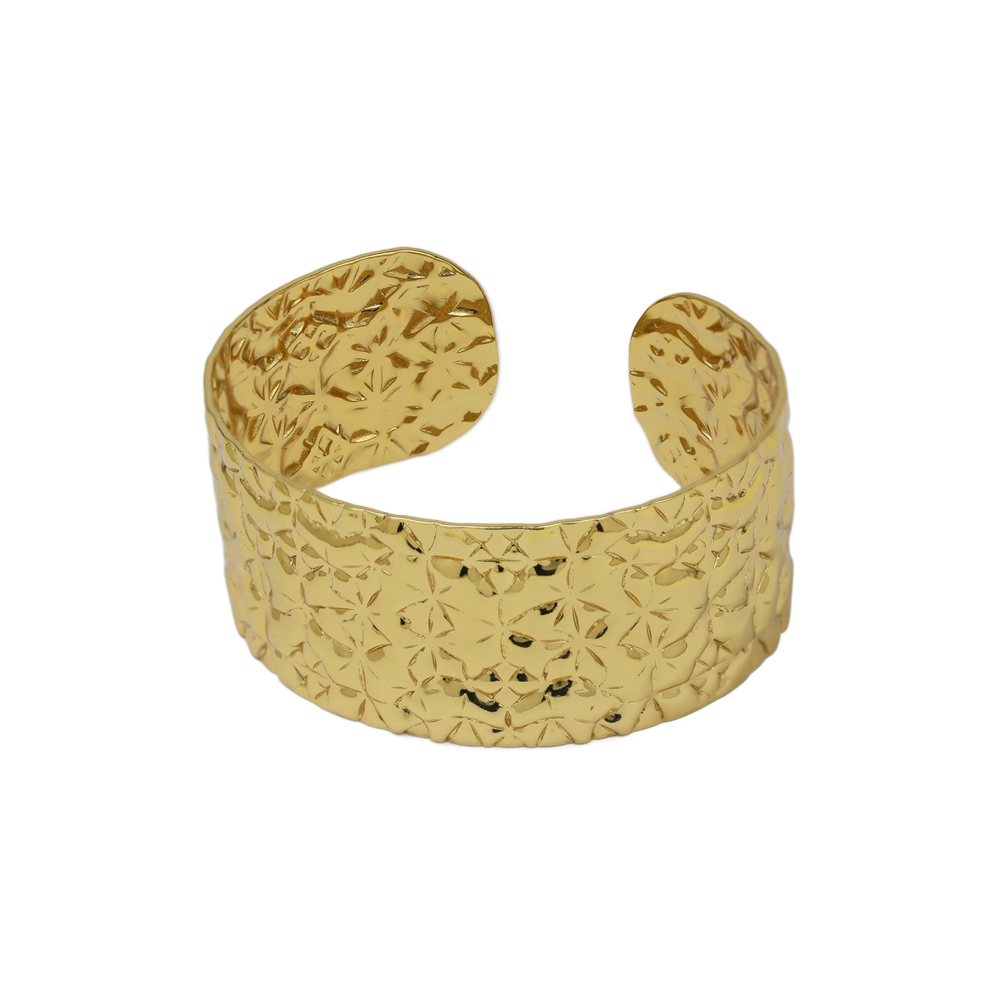 Stainless Steel Gold Plated Bangle
