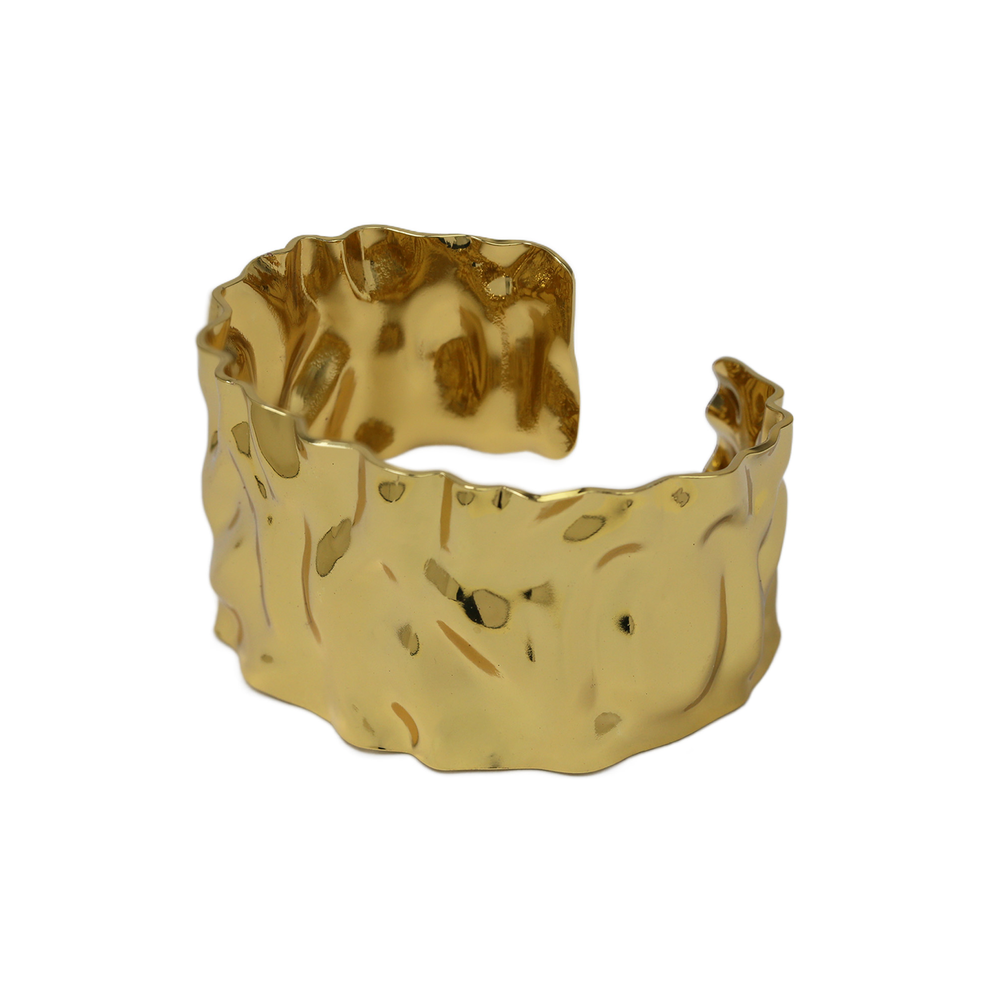 Stainless Steel Gold Plated Bangle