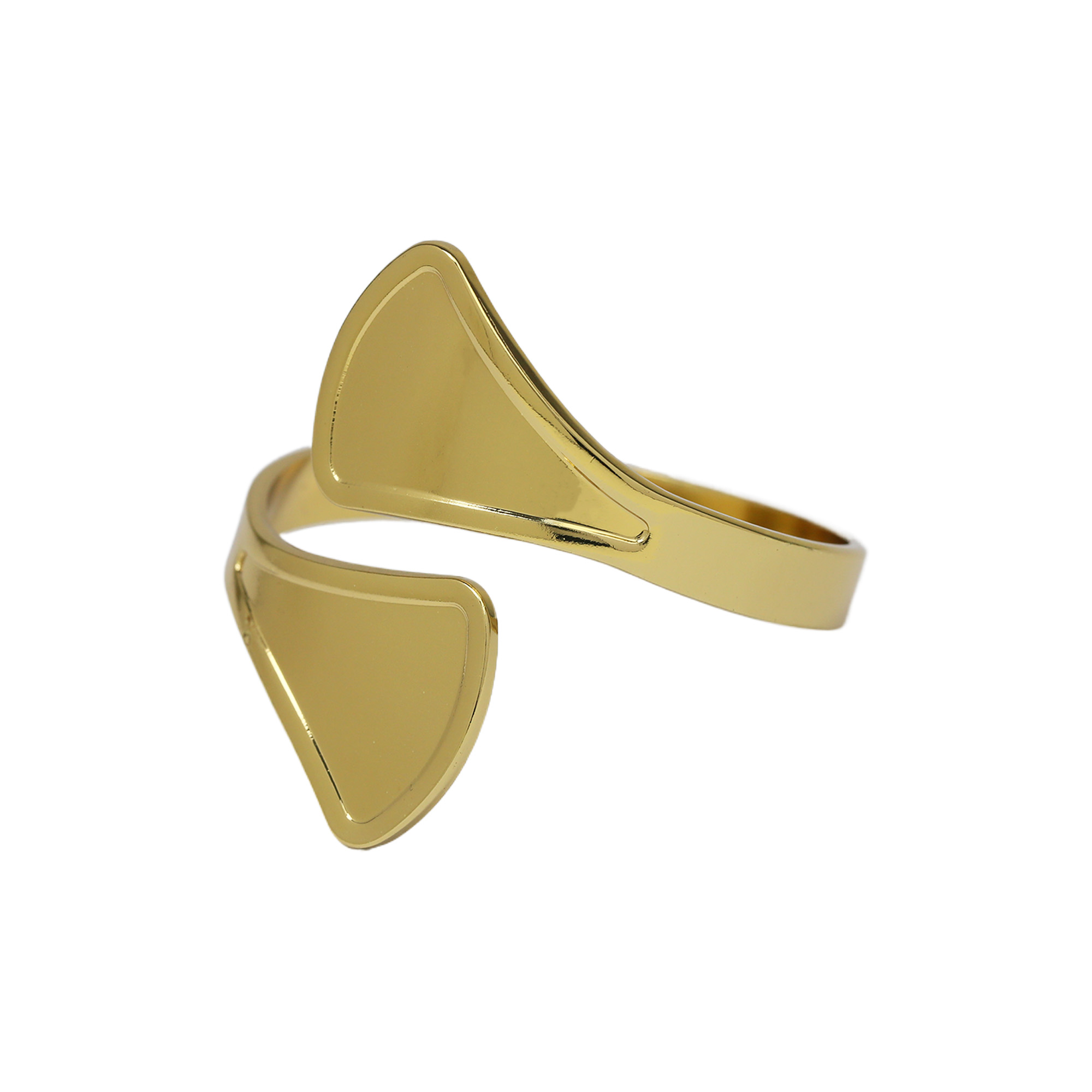 Stainless Steel Gold Plated Bangle