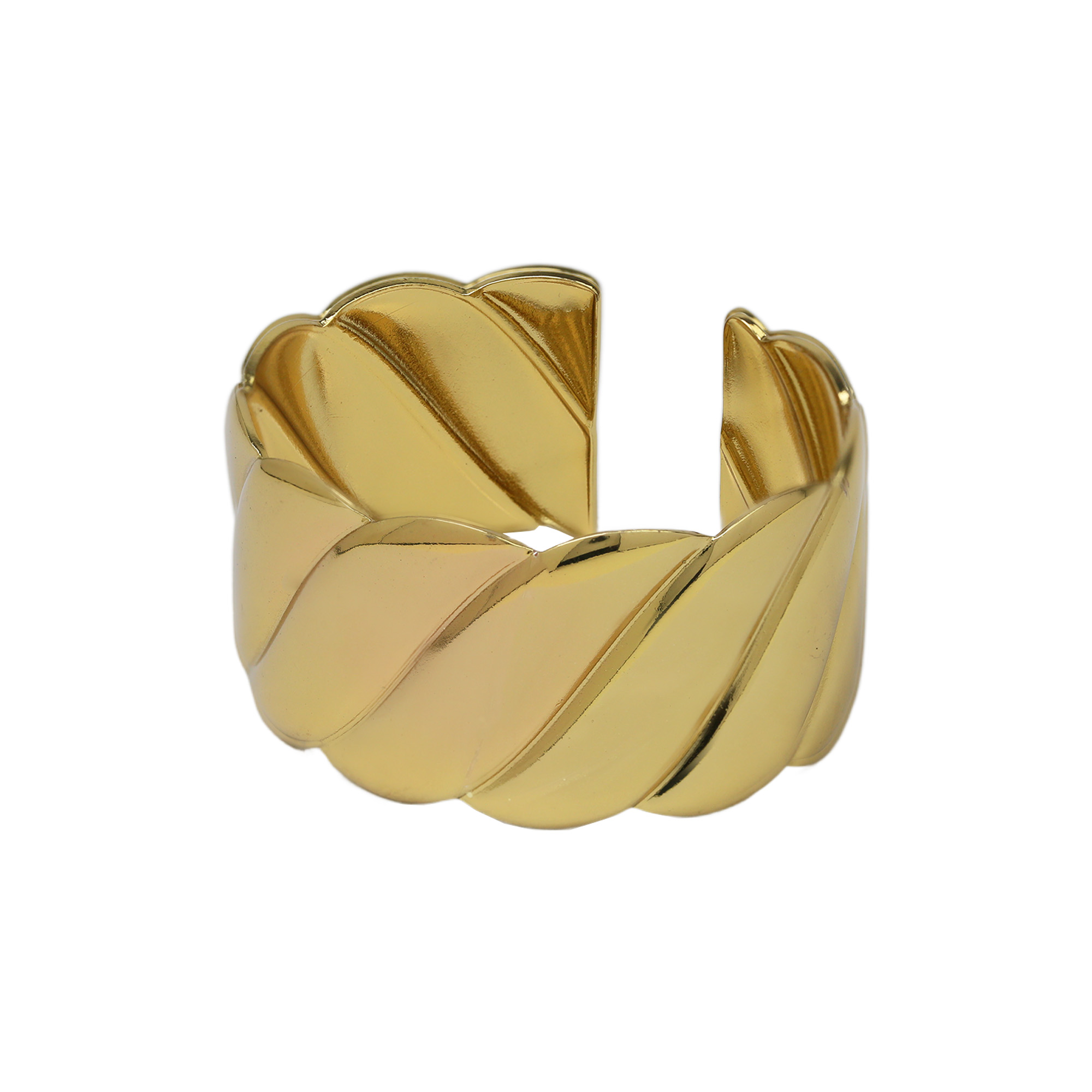 Stainless Steel Gold Plated Bangle