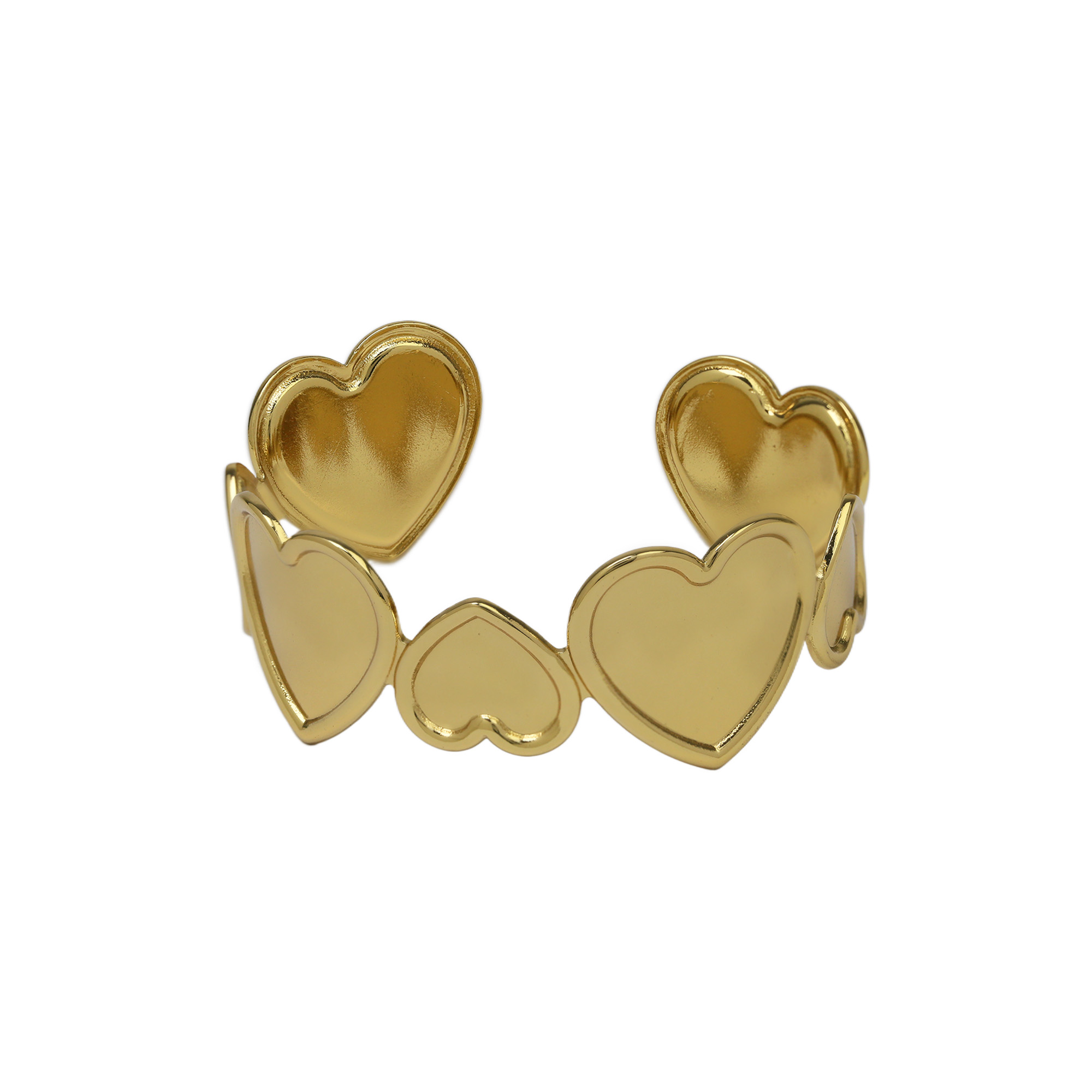 Stainless Steel Gold Plated Bangle