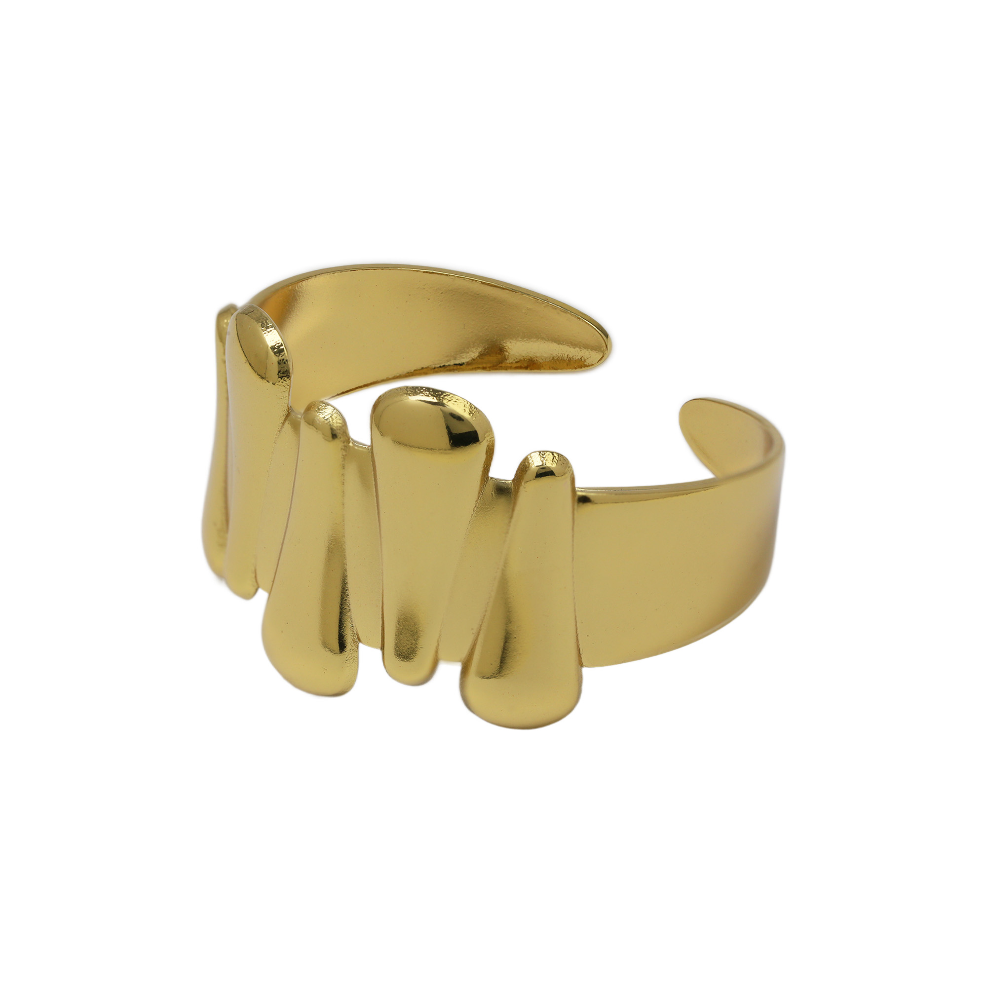 Stainless Steel Gold Plated Bangle