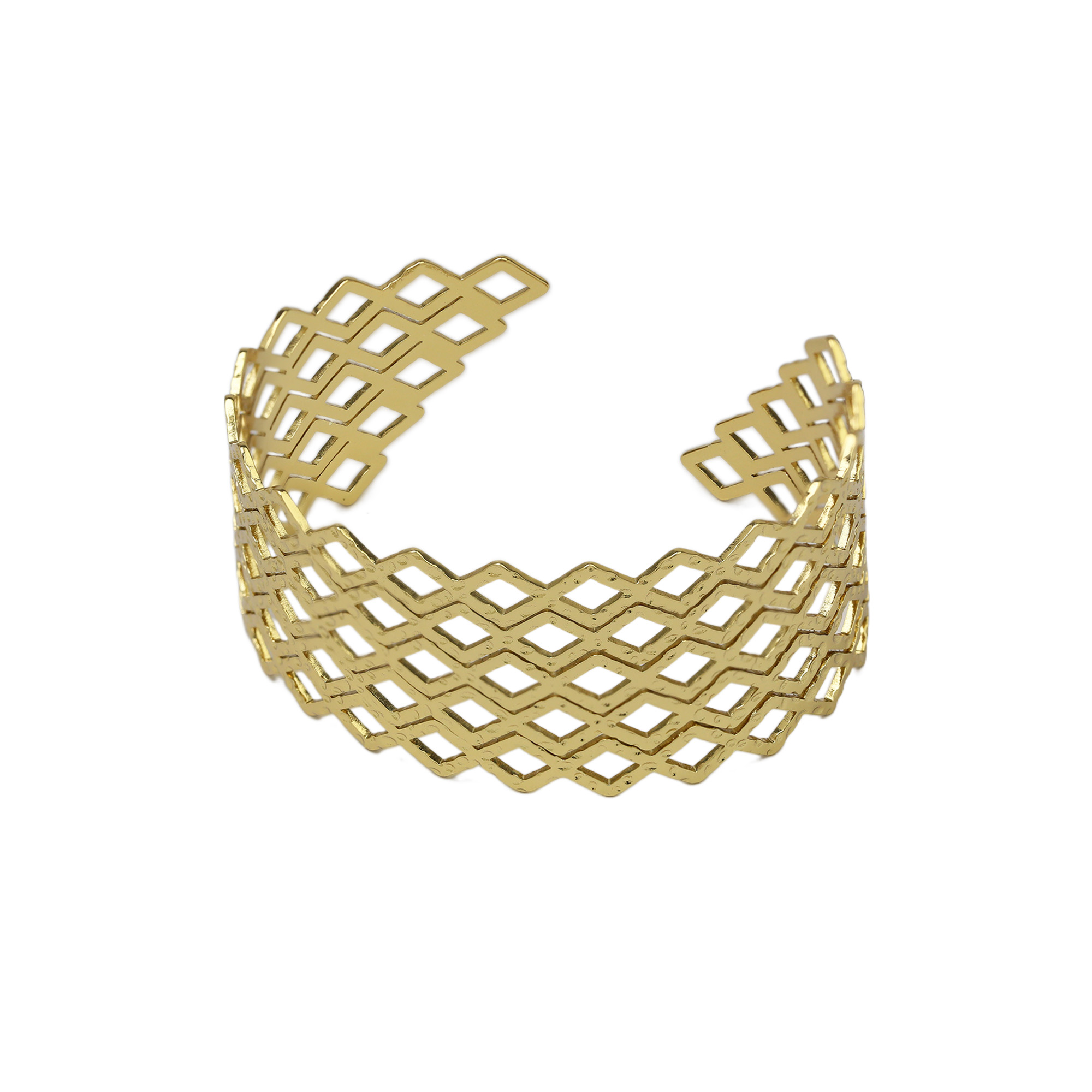 Stainless Steel Gold Plated Bangle