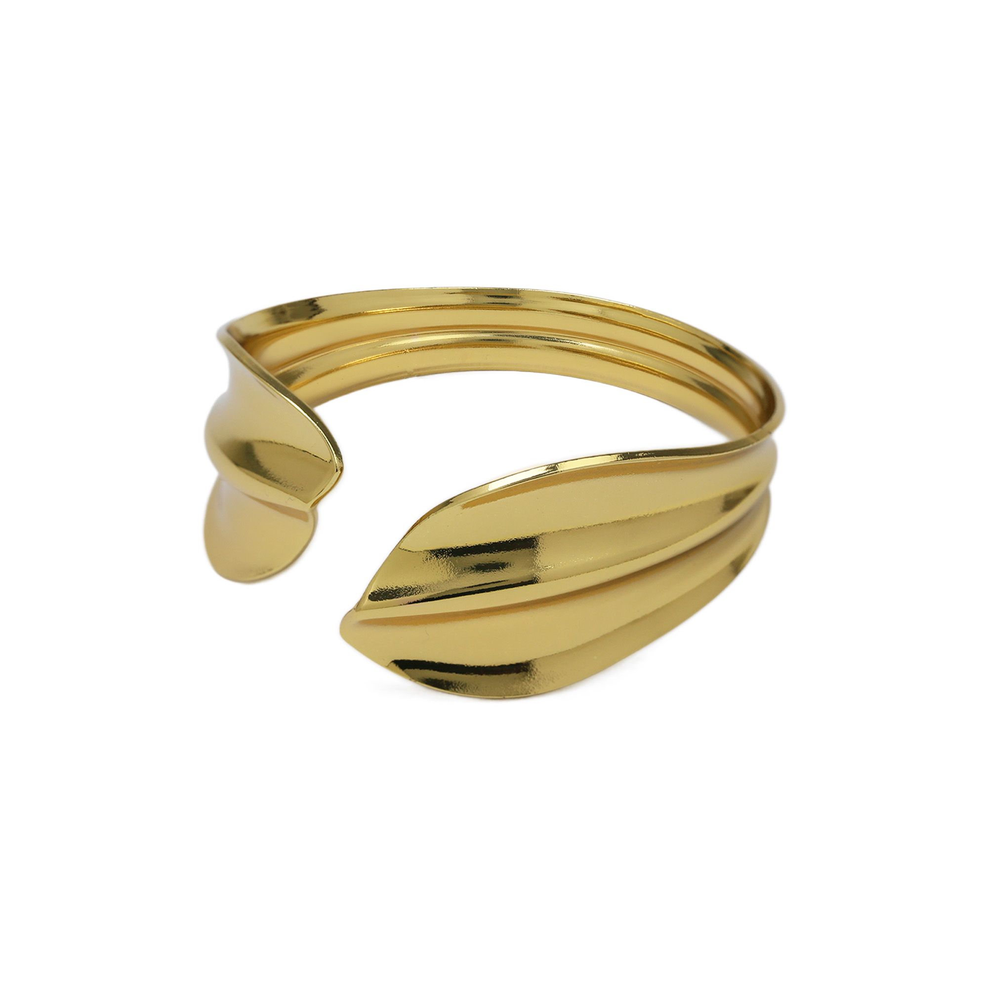 Stainless Steel Gold Plated Bangle
