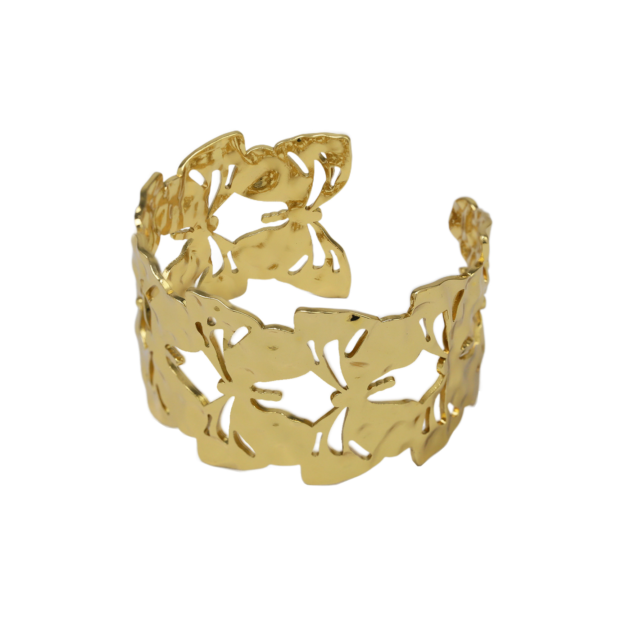Stainless Steel Gold Plated Bangle