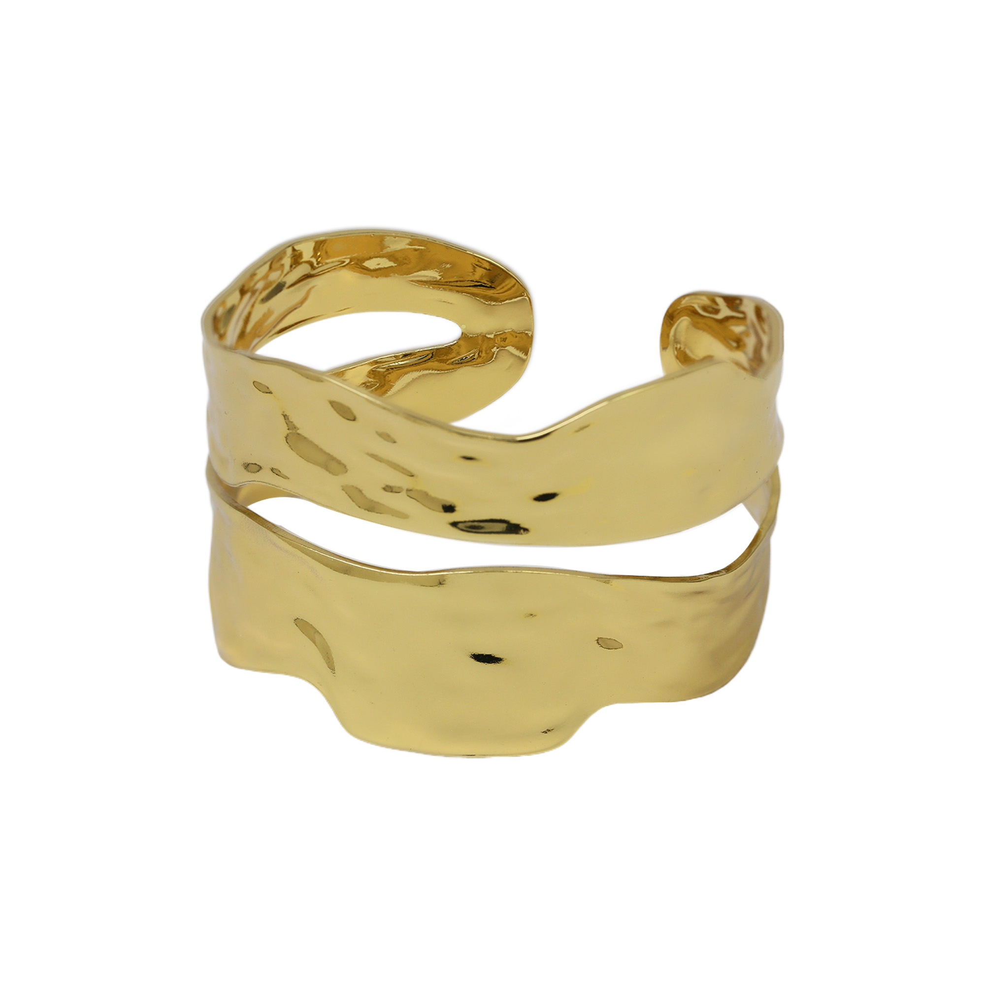 Stainless Steel Gold Plated Bangle