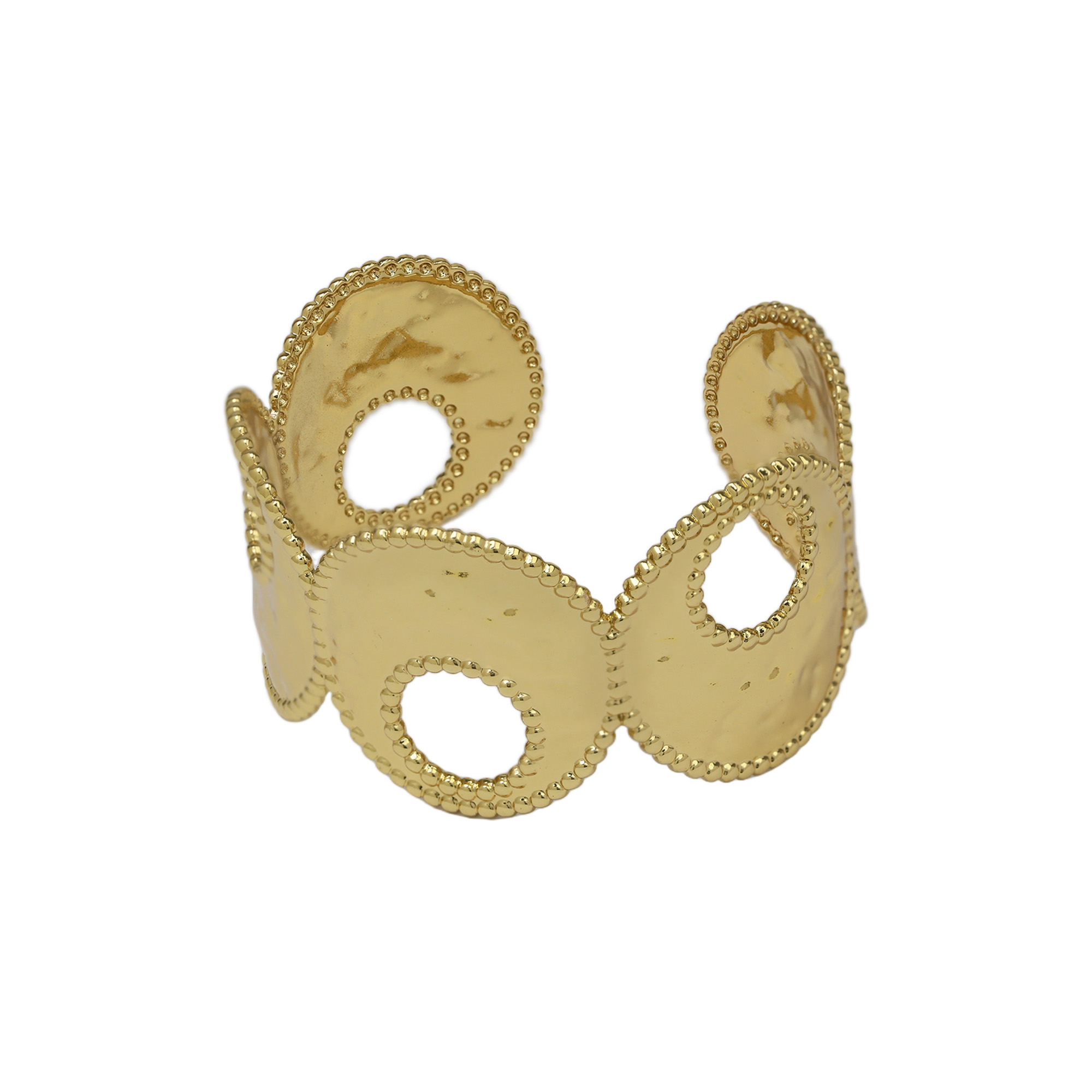 Stainless Steel Gold Plated Bangle