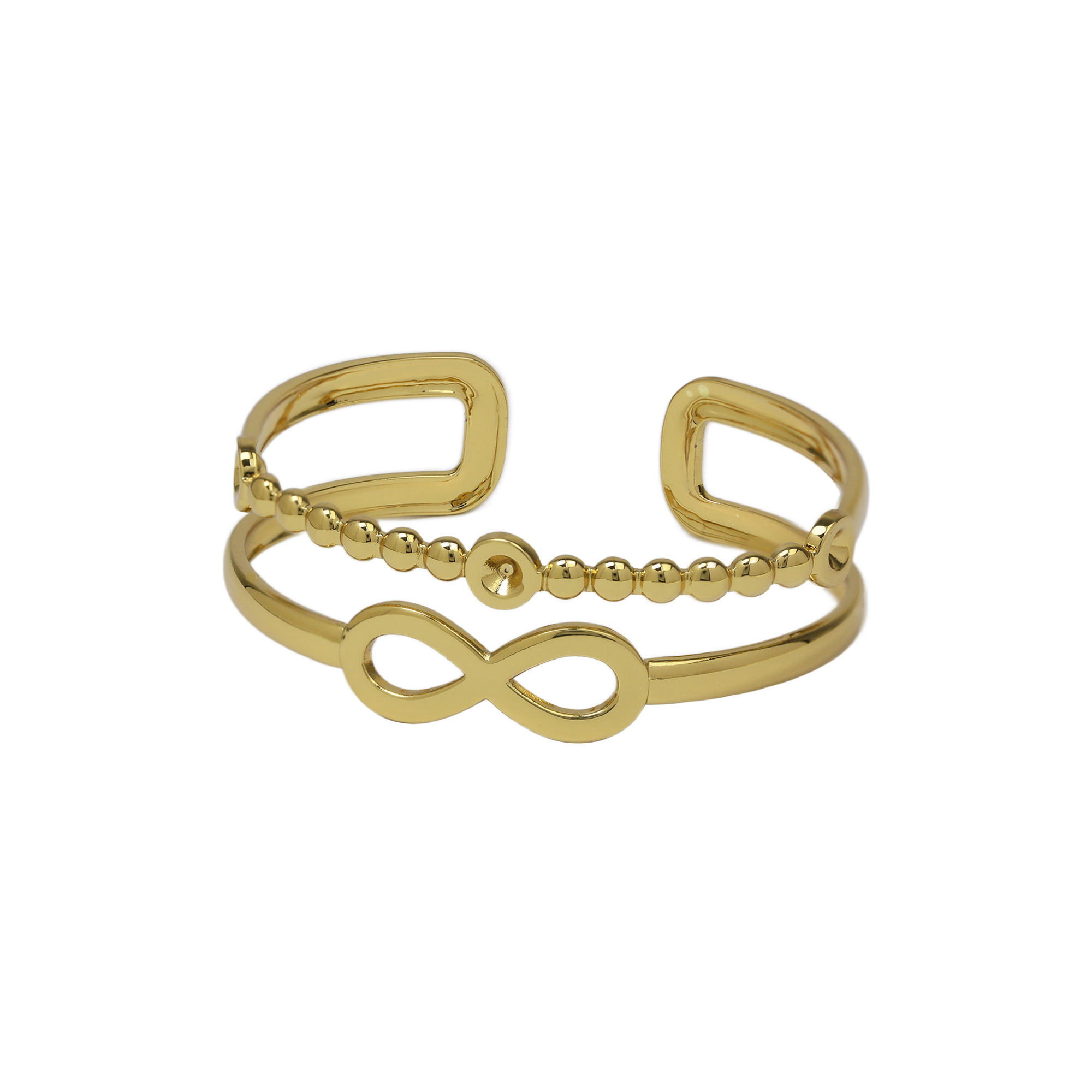Stainless Steel Gold Plated Bangle