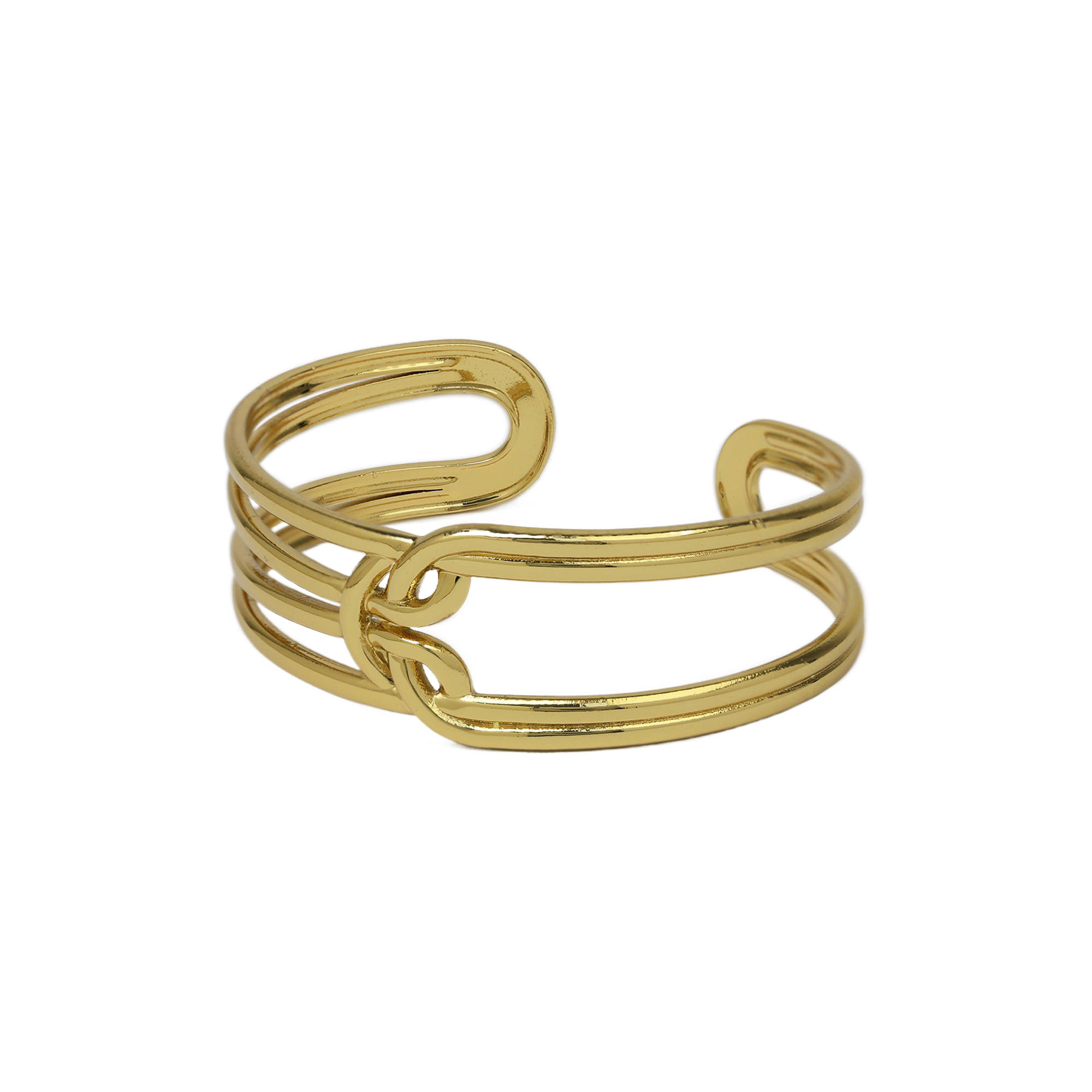 Stainless Steel Gold Plated Bangle