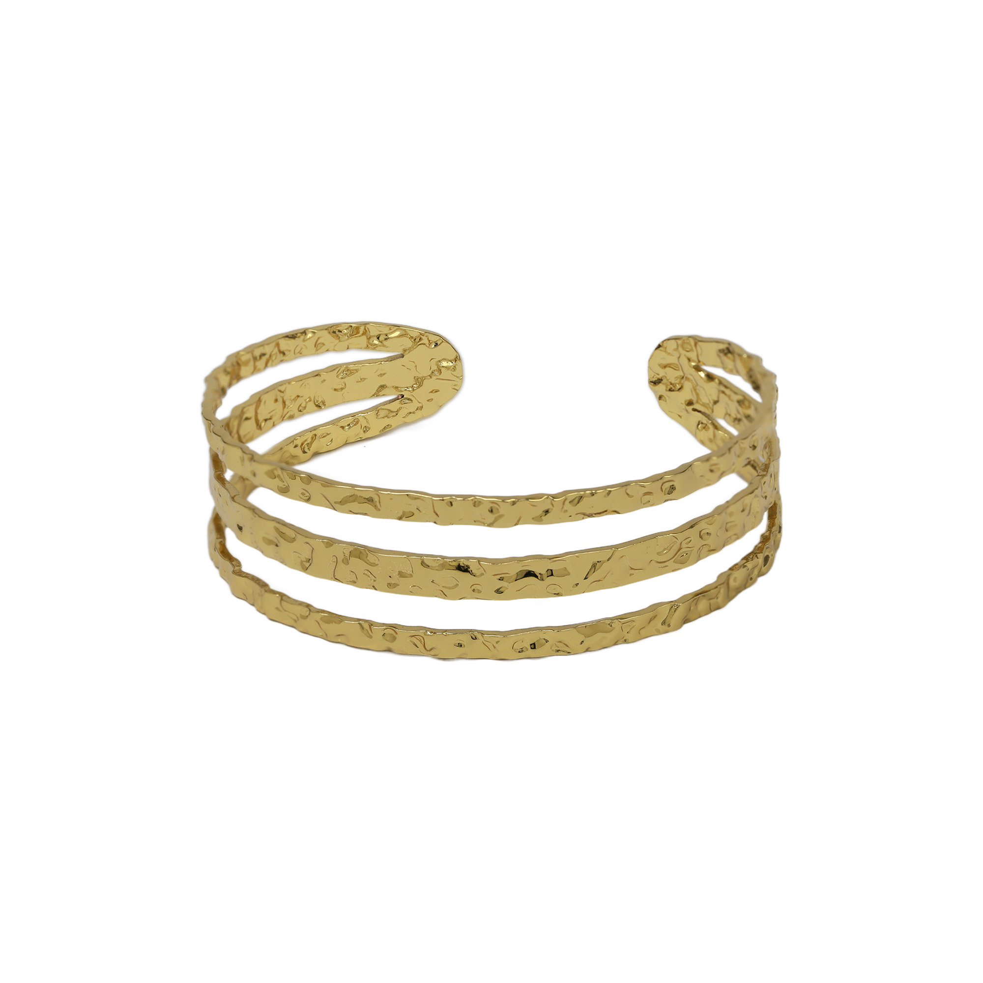 Stainless Steel Gold Plated Bangle