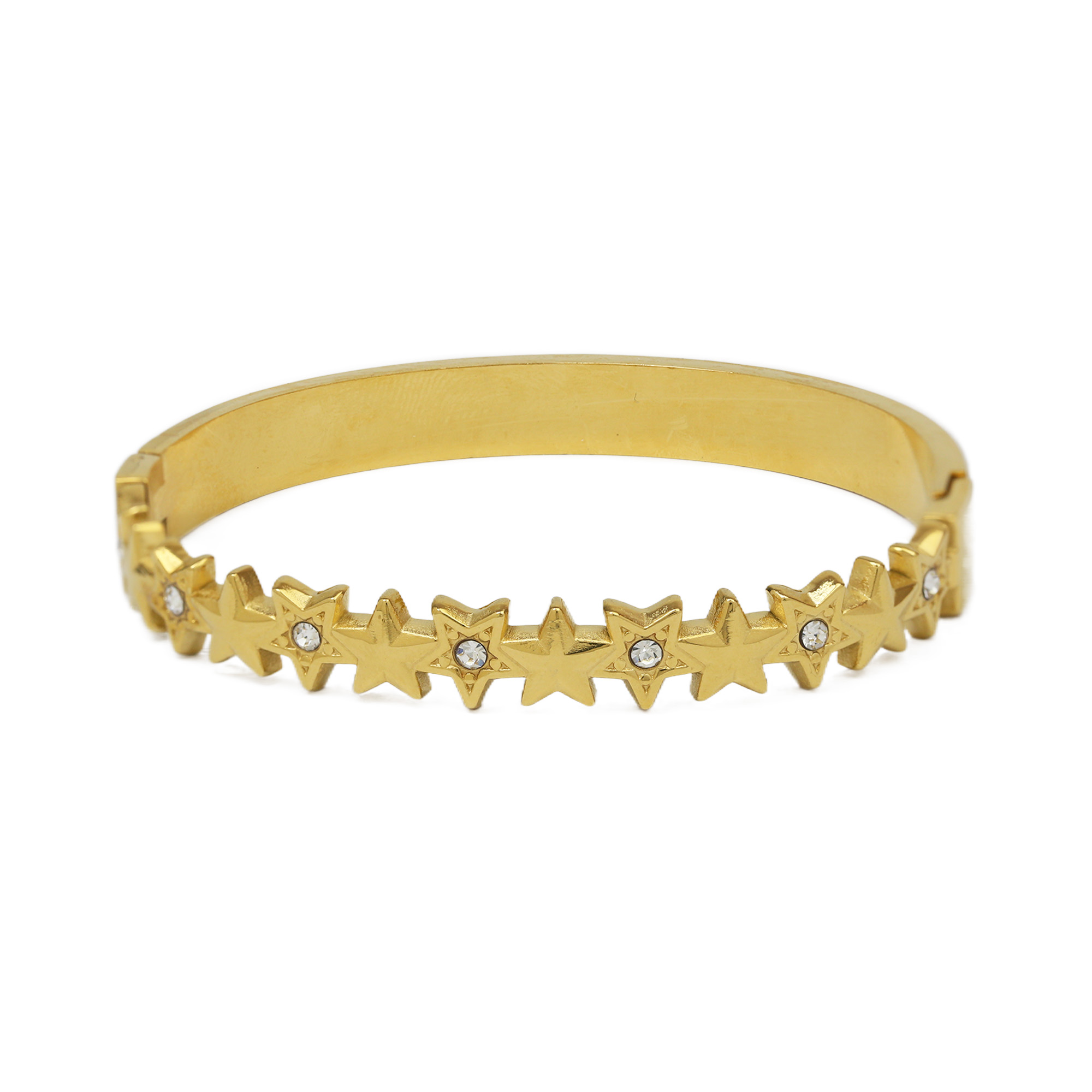 Star Shell Flower Stainless Steel Bangles