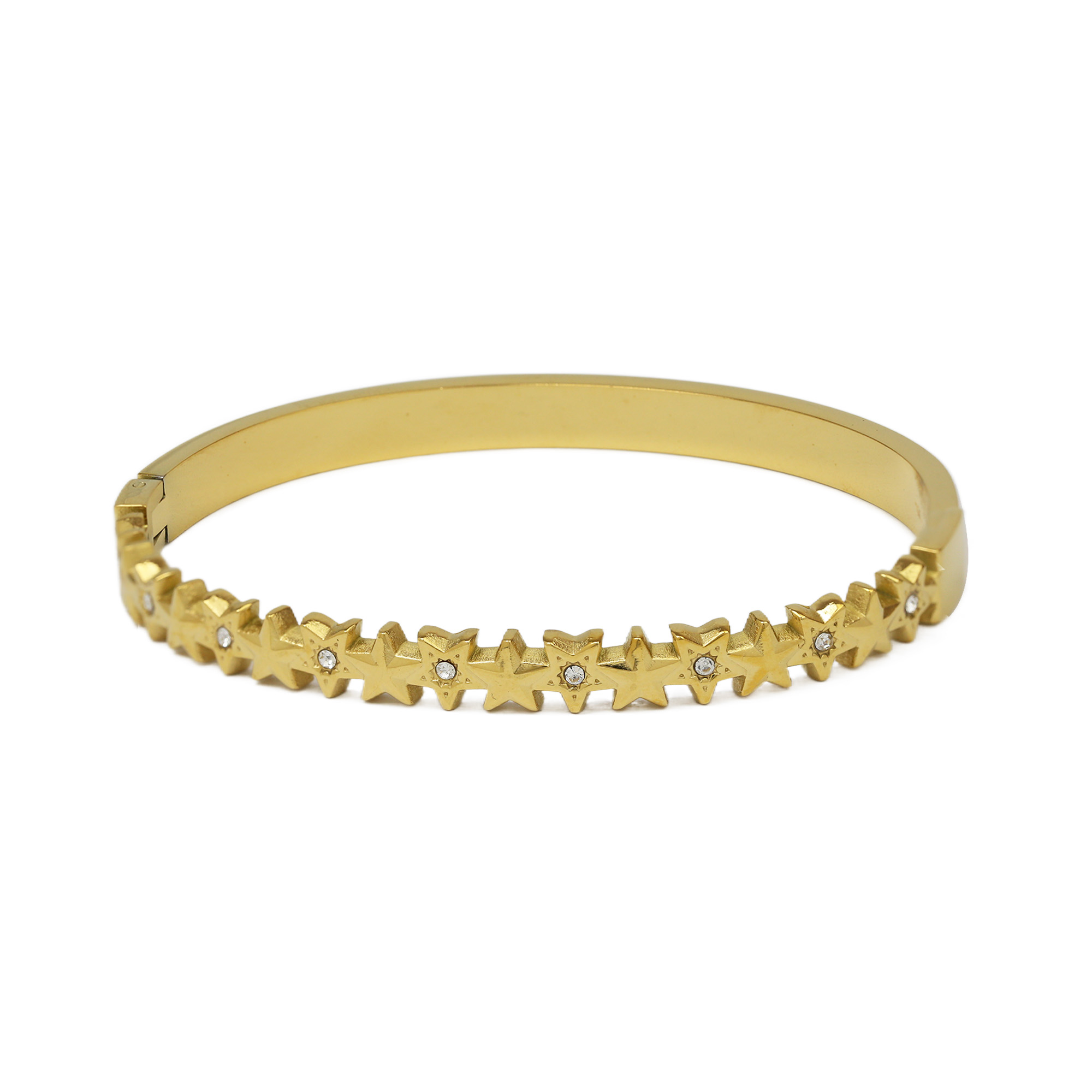 Star Shell Flower Stainless Steel Bangles