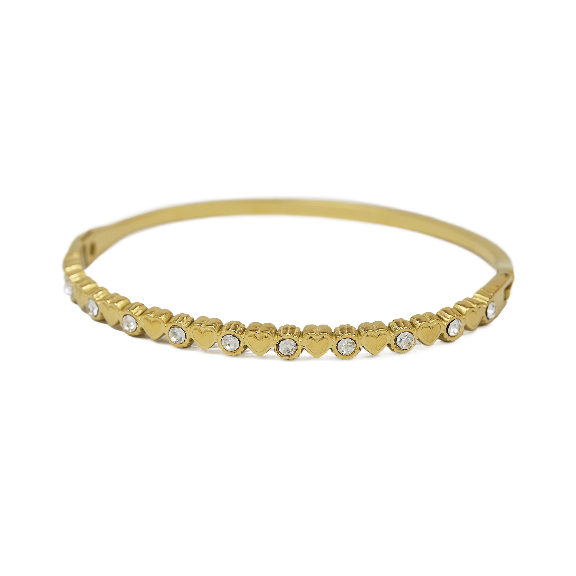 Flower Star Heart Stainless Steel Bangles