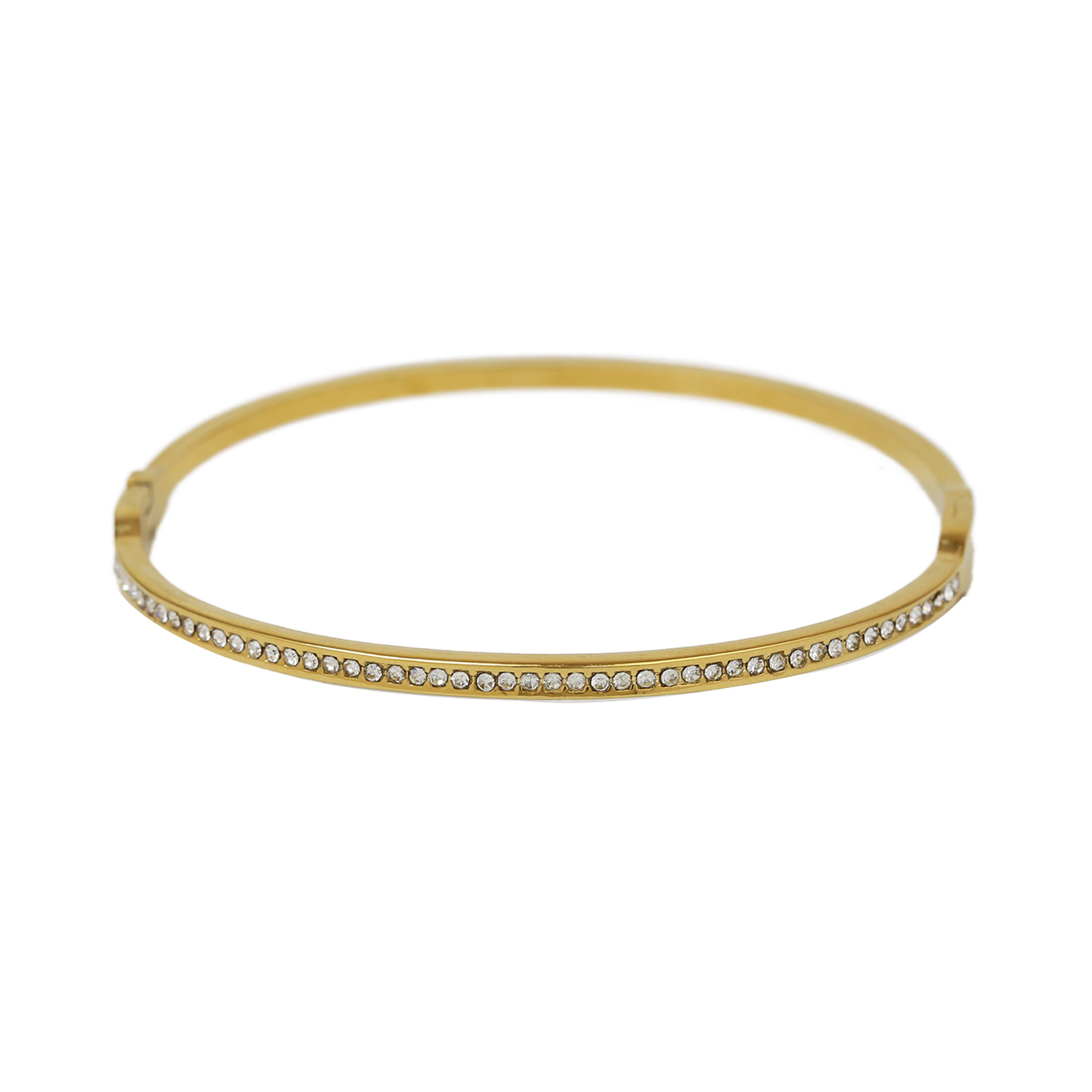 Stainless Steel Zirconia Bangles