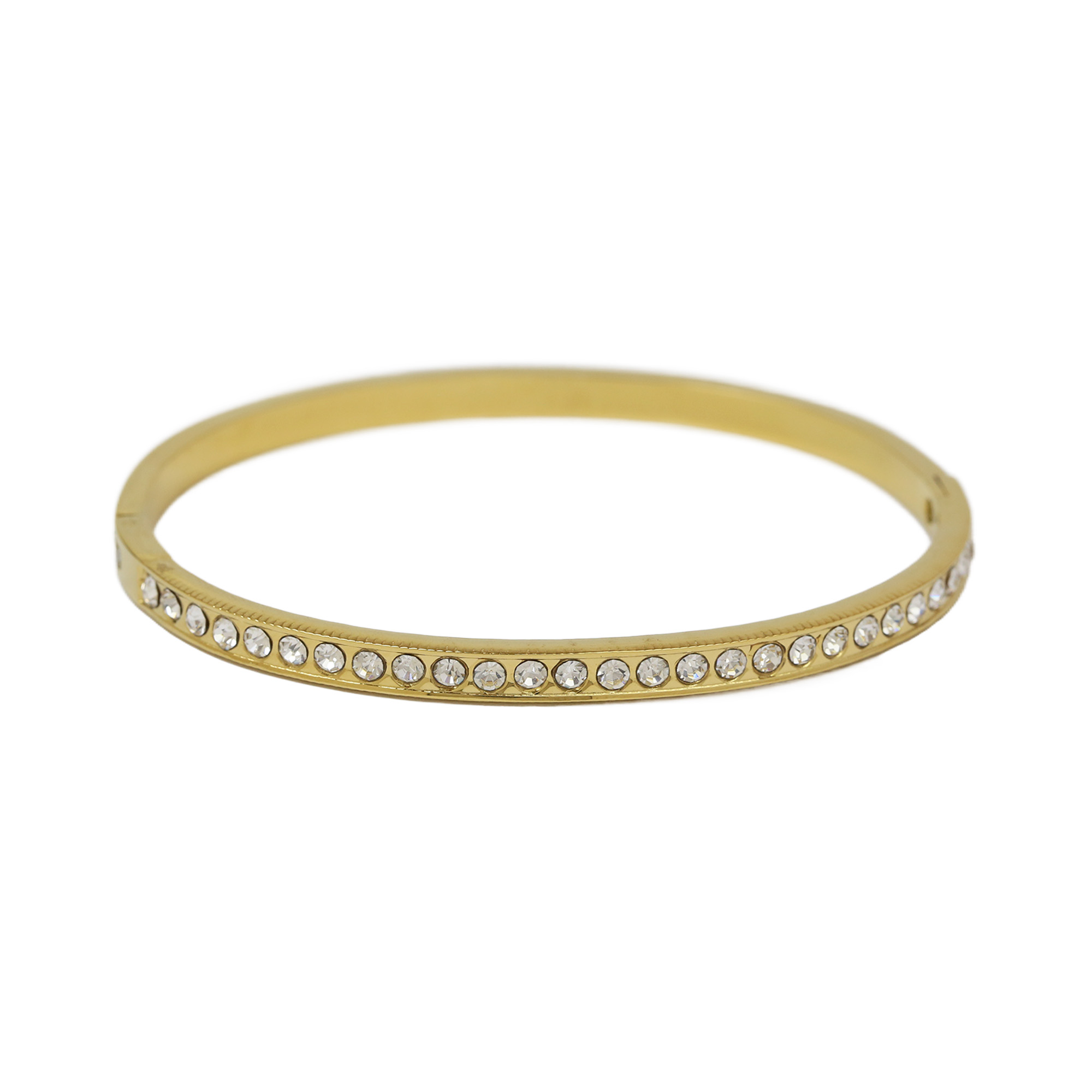 Geometric Flower Stainless Steel Bangles