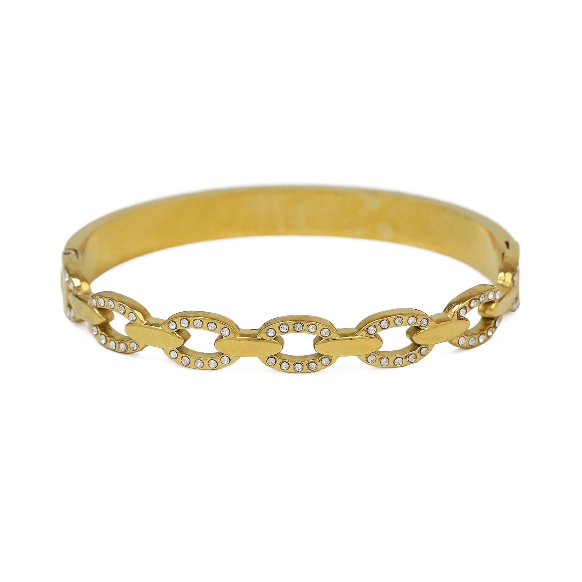 Geometric Irregularity Stainless Steel Bangles