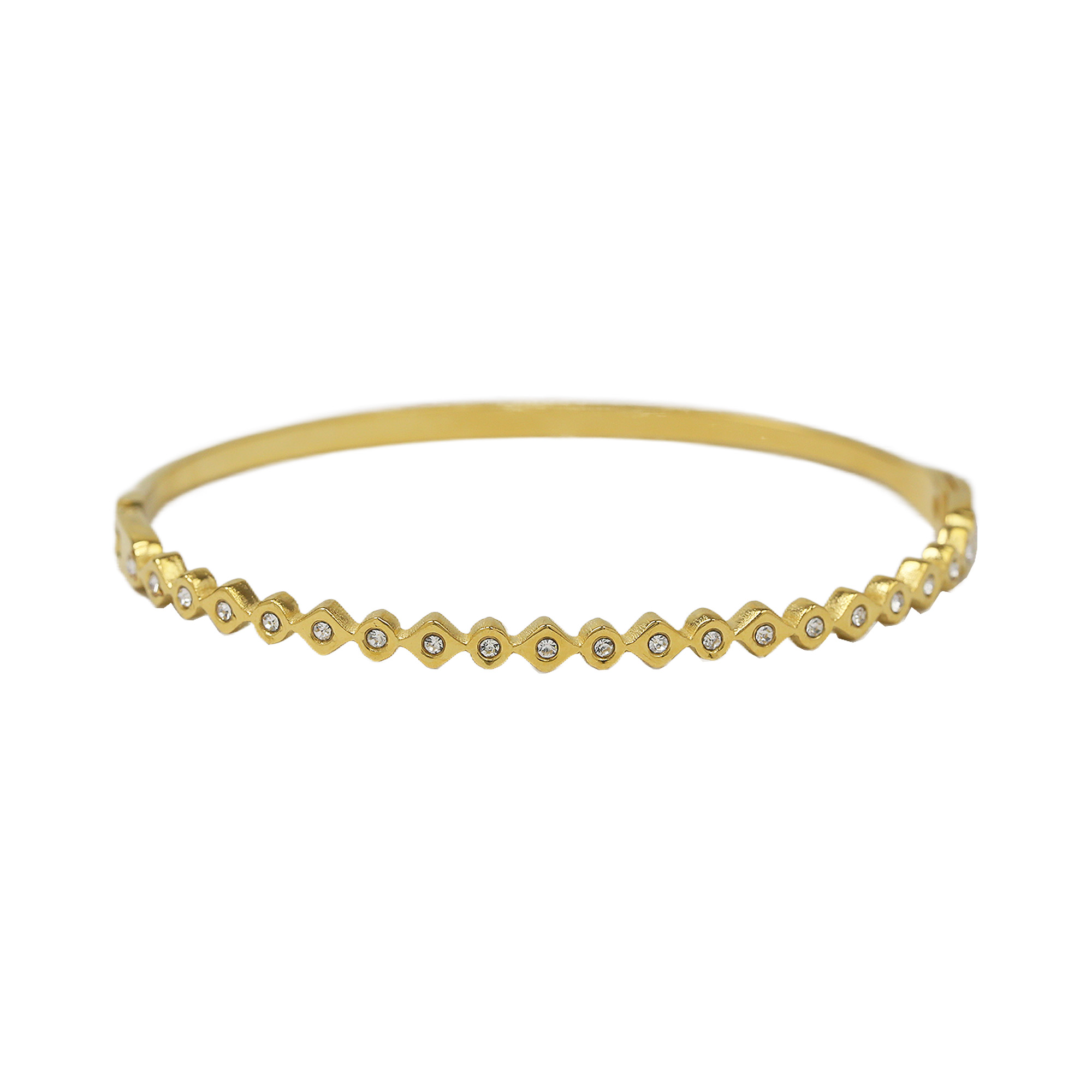 Heart Star Eye Stainless Steel Bangles