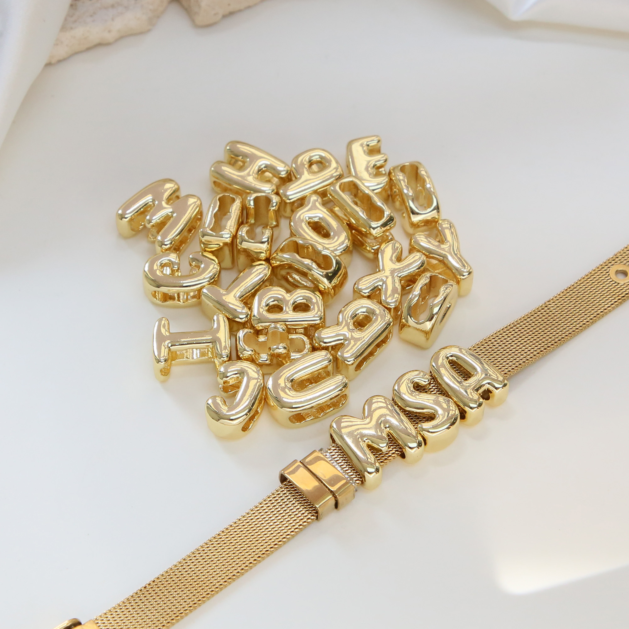 Initial Letter Alphabet Charm