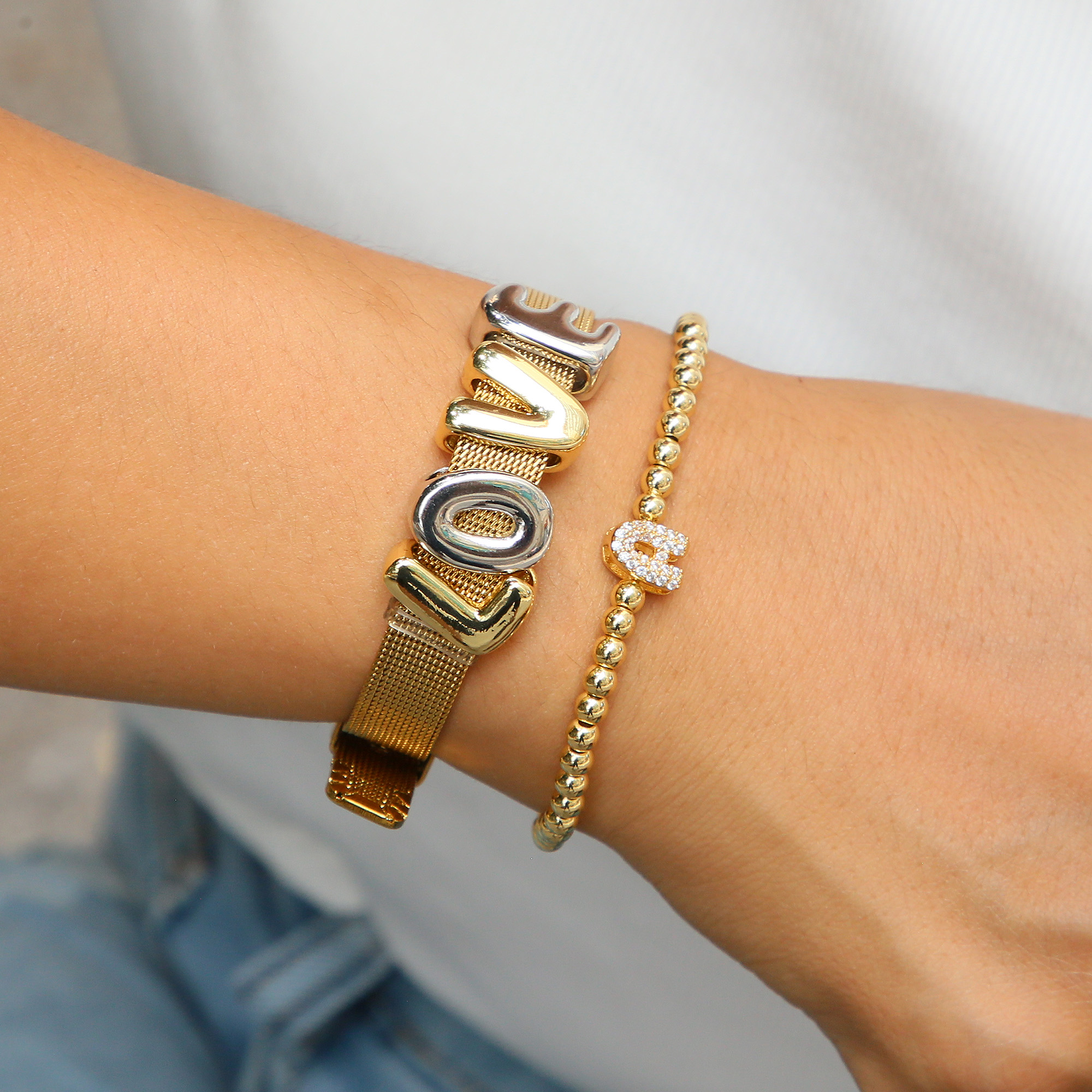 Initial Letter Alphabet Charm