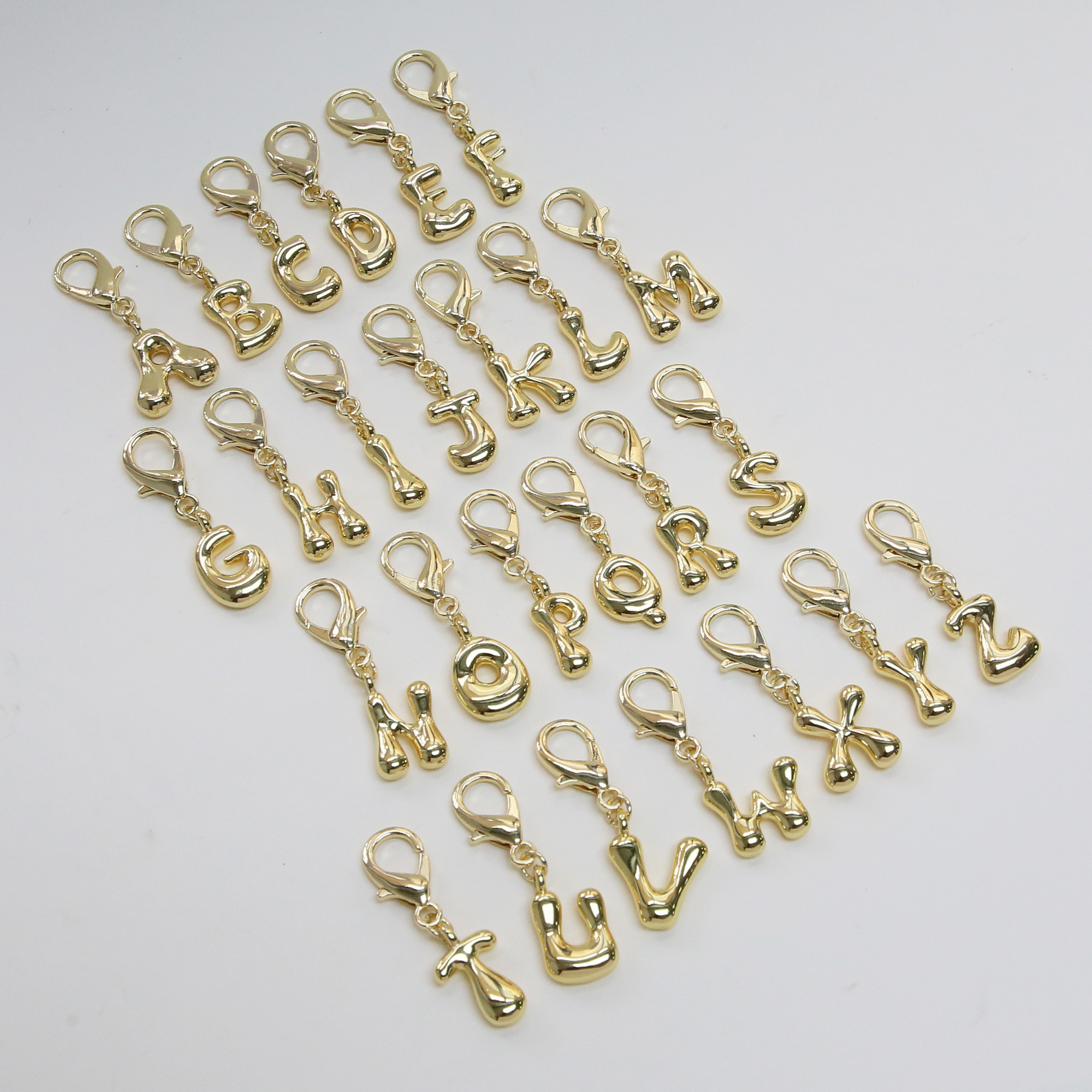 Alphabet & Number letter Bag charms