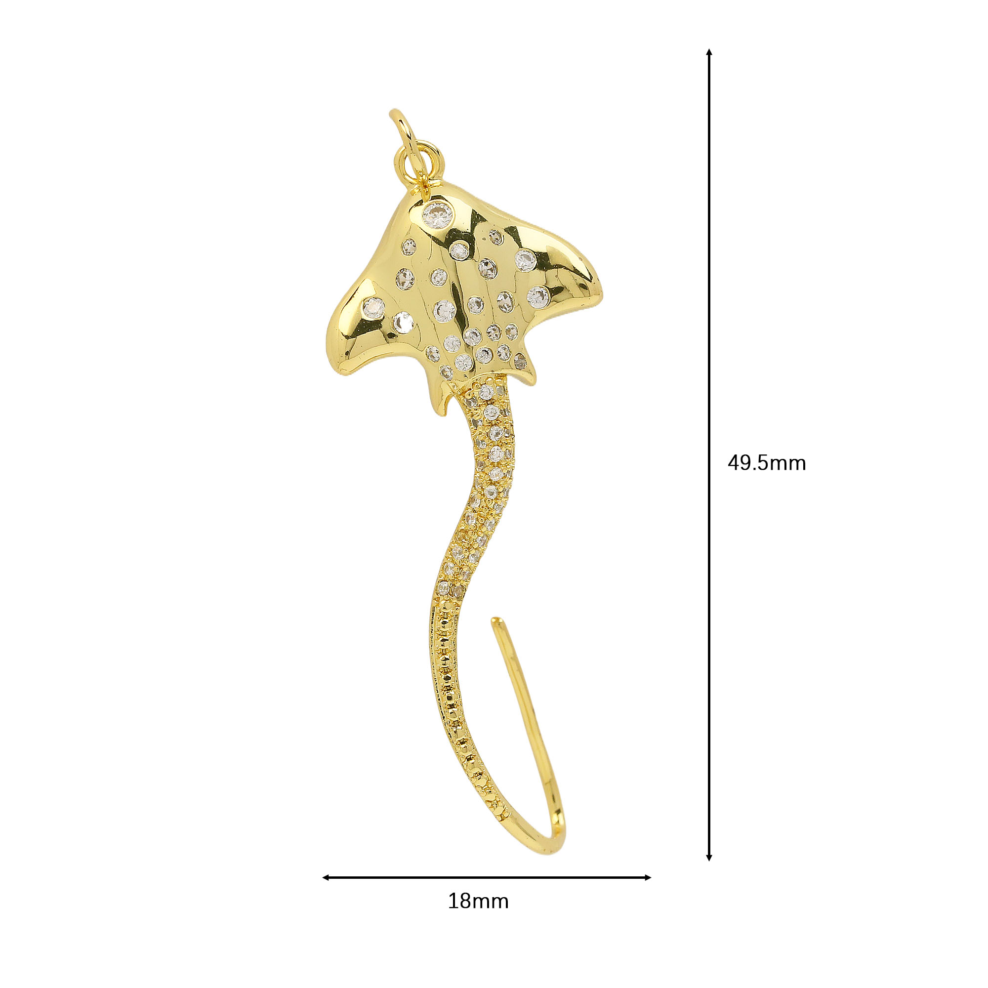 Octopus/Fish Sea Creatures Pendant