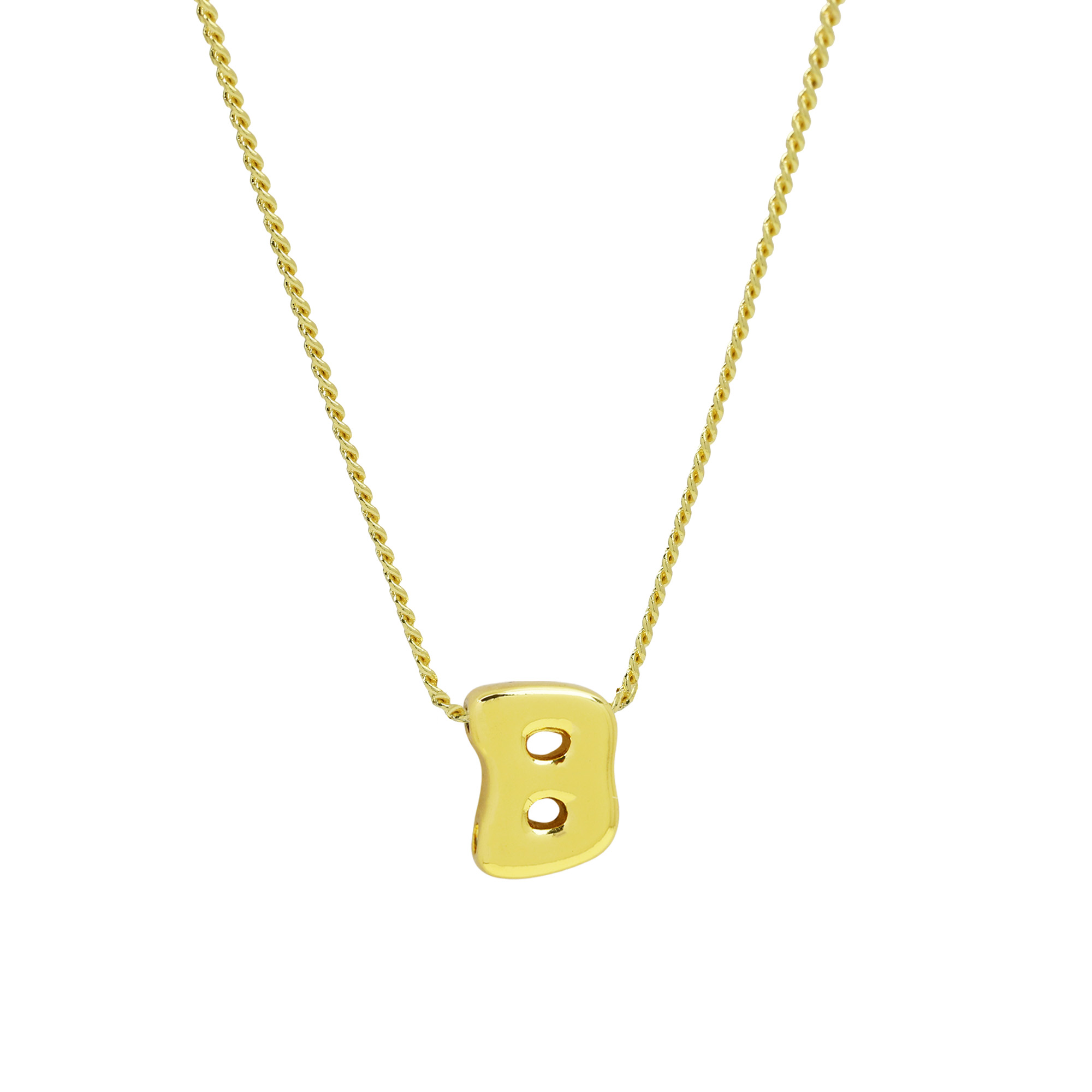 Initial Letter Pendant Necklaces