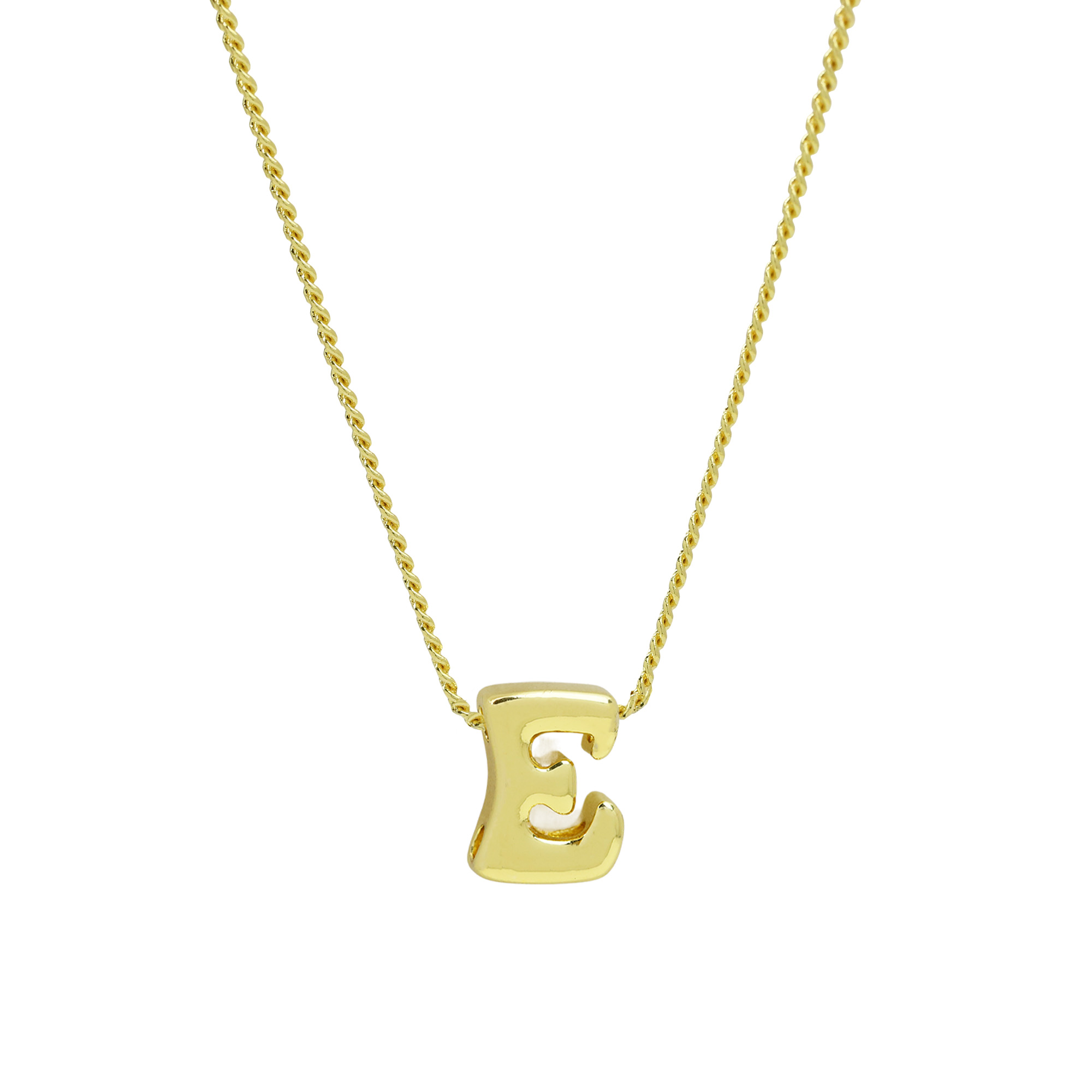 Initial Letter Pendant Necklaces