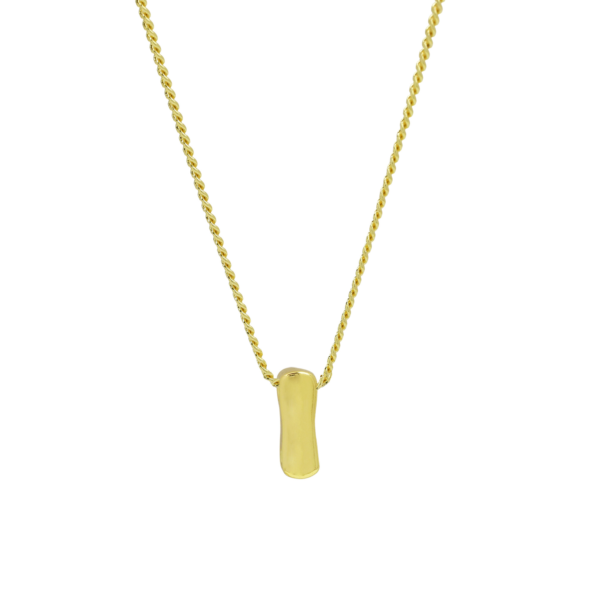 Initial Letter Pendant Necklaces