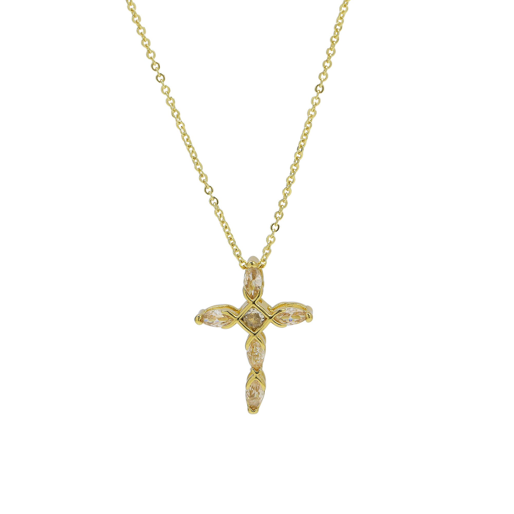 Detachable Cross Pendant Necklace