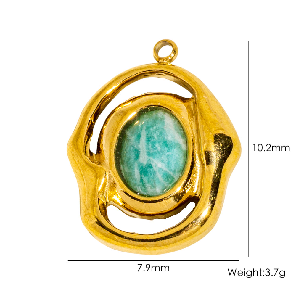 DIY Christmas Tree Flower Moon Malachite Charms