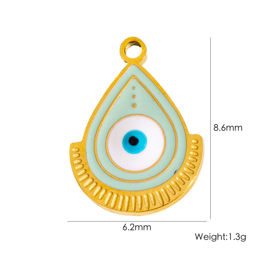 DIY Christmas Tree Flower Moon Malachite Charms