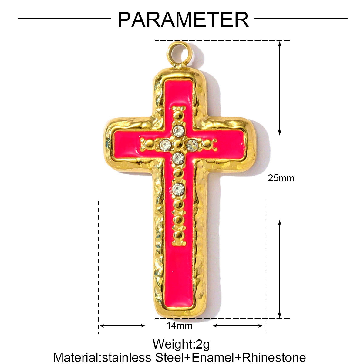 Four-leaf Clover Lotus Love Wings Stainless Steel Charms