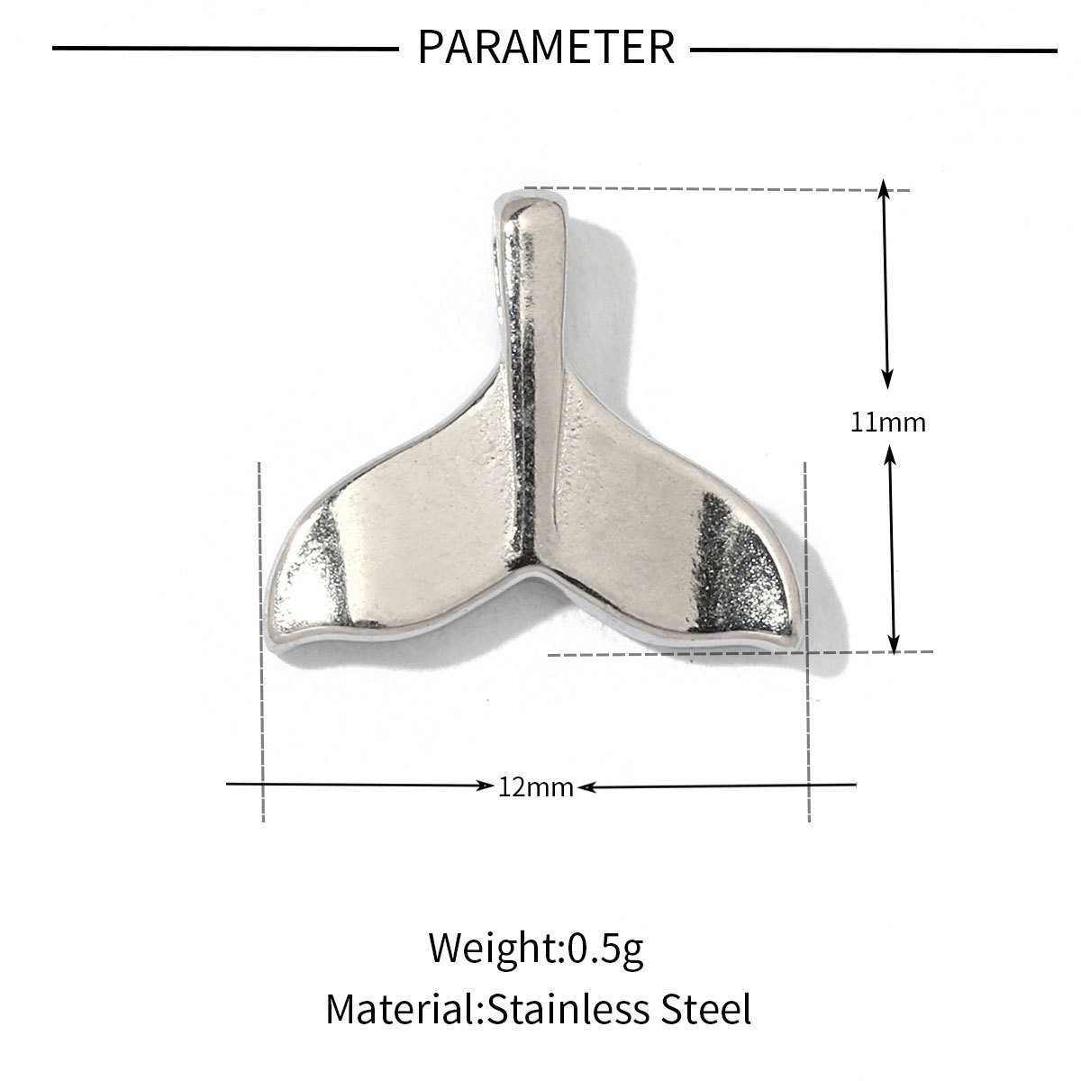 Dog Claw Snake Smiley Stainless Steel Charms