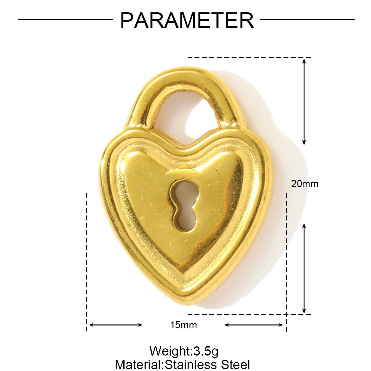 Flowers Violin Notes Mermaid Stainless Steel Charms