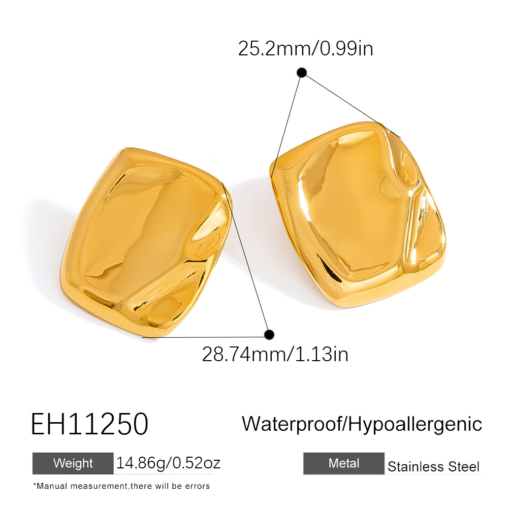 Hammer Geometric Earrings