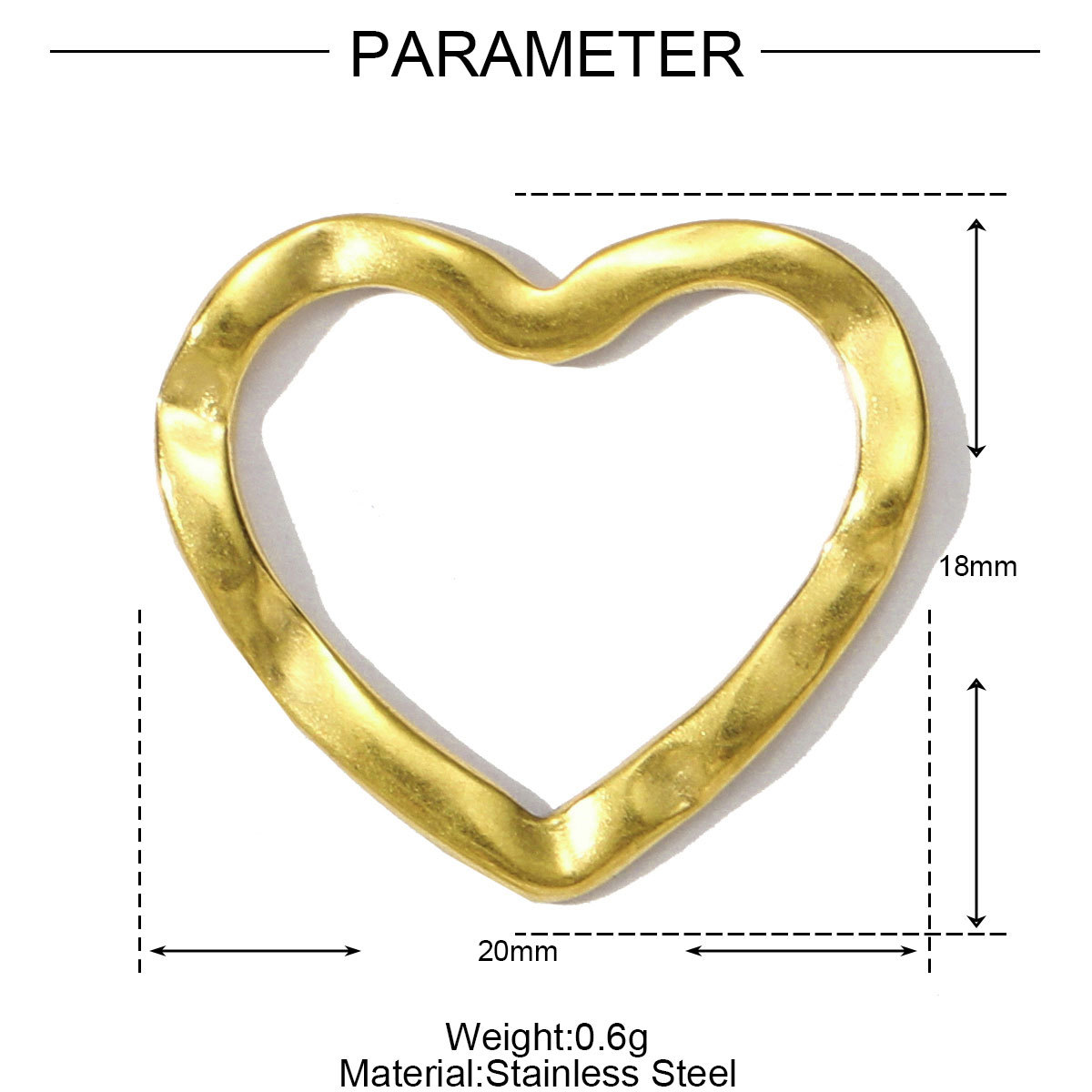 Eyes Eagle Dog Claw Stainless Steel Charms