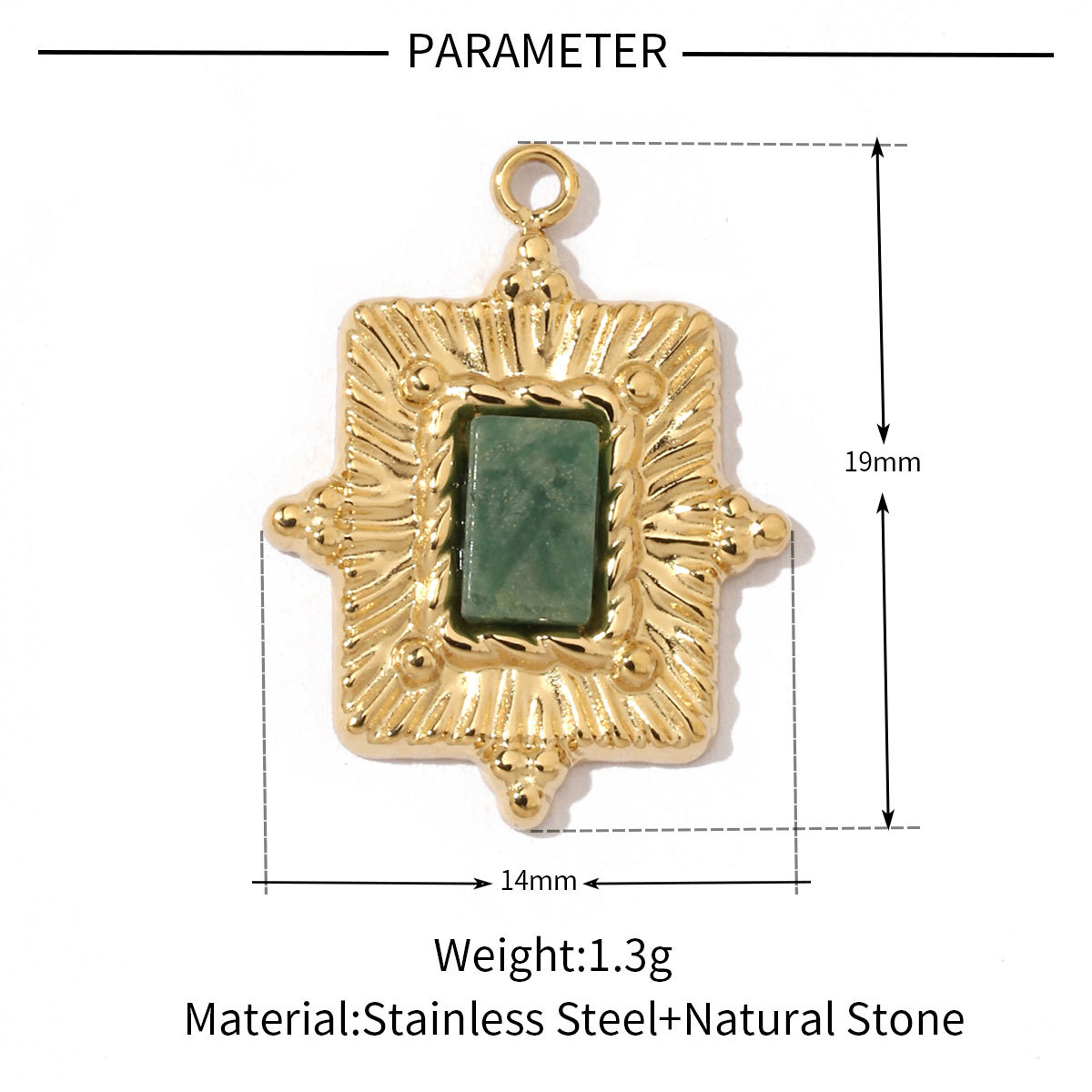 Dog Claw Snake Smiley Stainless Steel Charms